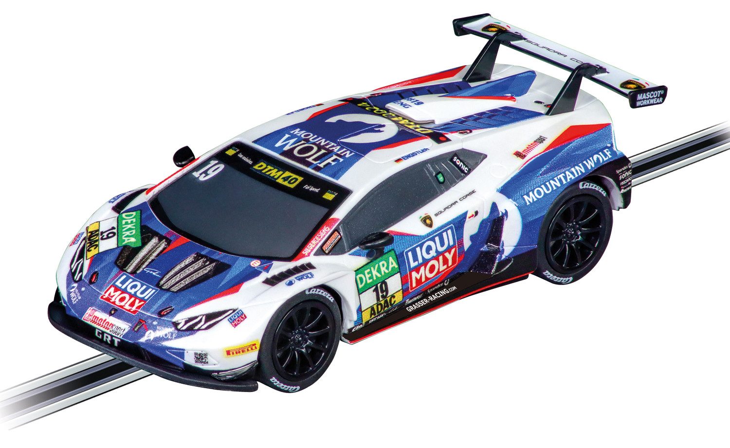 Rennbahn-Auto GO!!! Lamborghini Huracán GT3 EVO2 'Luca Engstler, No.19 (2024)