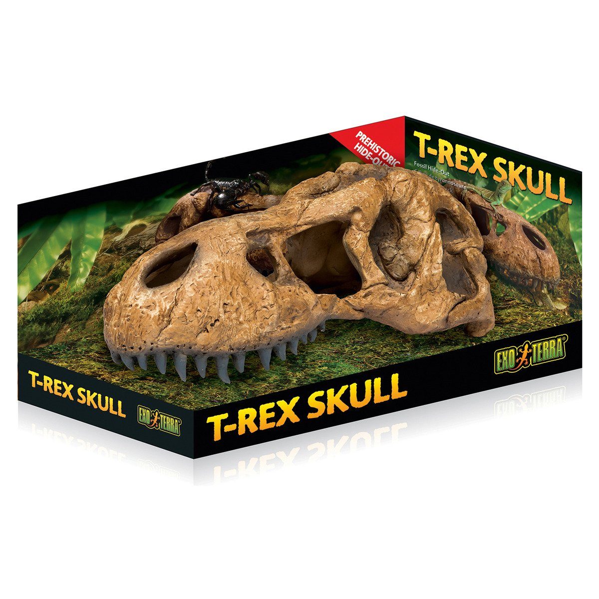 Exo Terra Terrariendeko T-Rex Skull - Fossiles Versteck