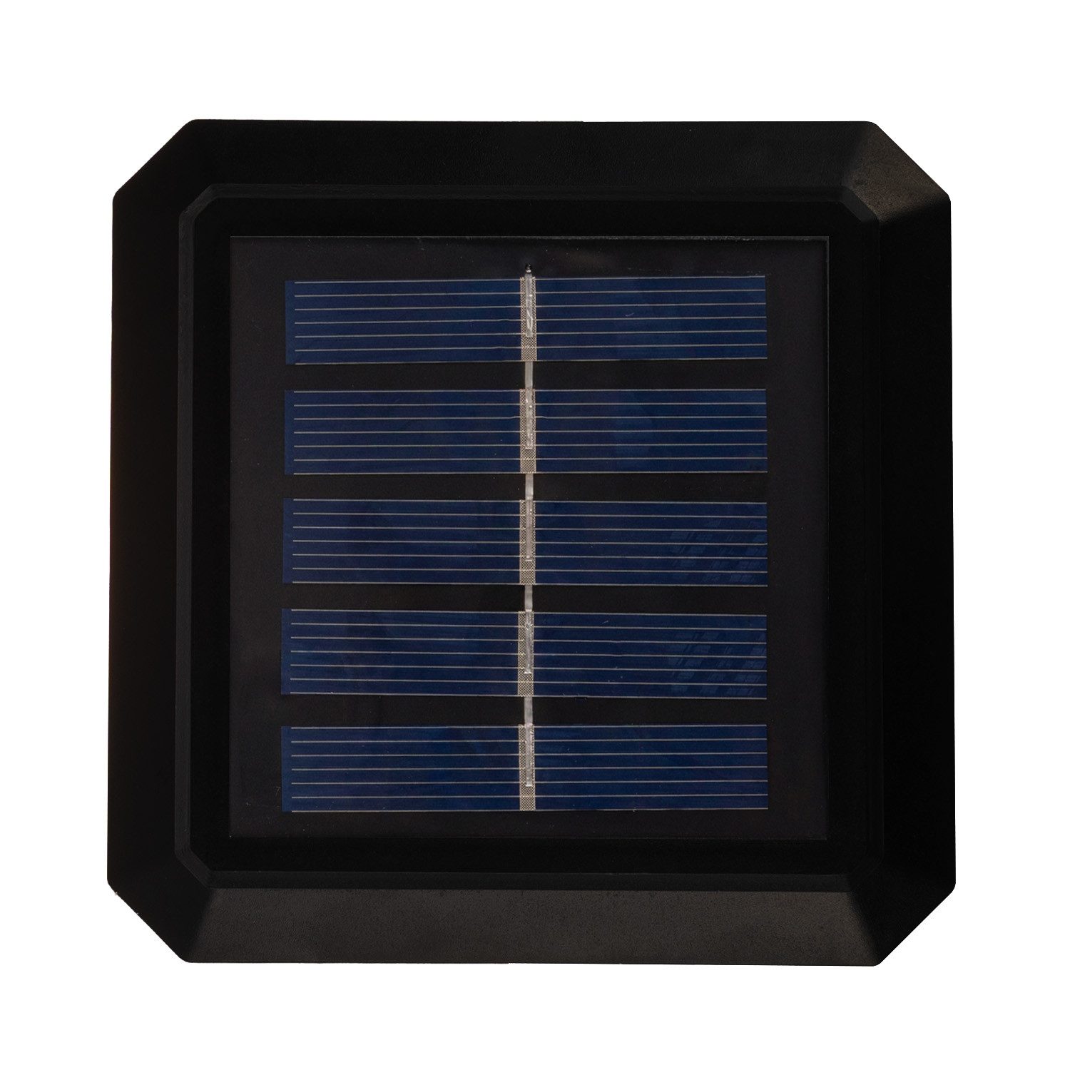 GreenBlue LED Solarleuchte GB125/GB127/GB128 Aufsatz Solarlampe für Pfosten, LED fest integriert, Warmweiß, Lichtquelle im Garten Wegbeleuchtung
