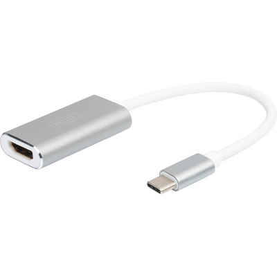 Digitus USB Adapter, USB-C Stecker > HDMI 4K Buchse Audio- & Video-Adapter