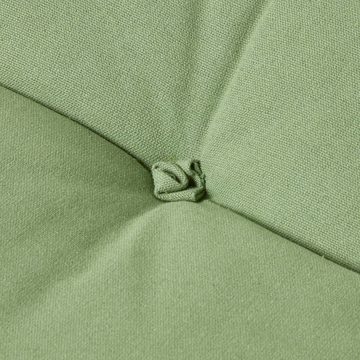 Homescapes Sitzkissen Rückenkissen grün – Rückenstützkissen 68 x 58 cm mit Baumwollbezug