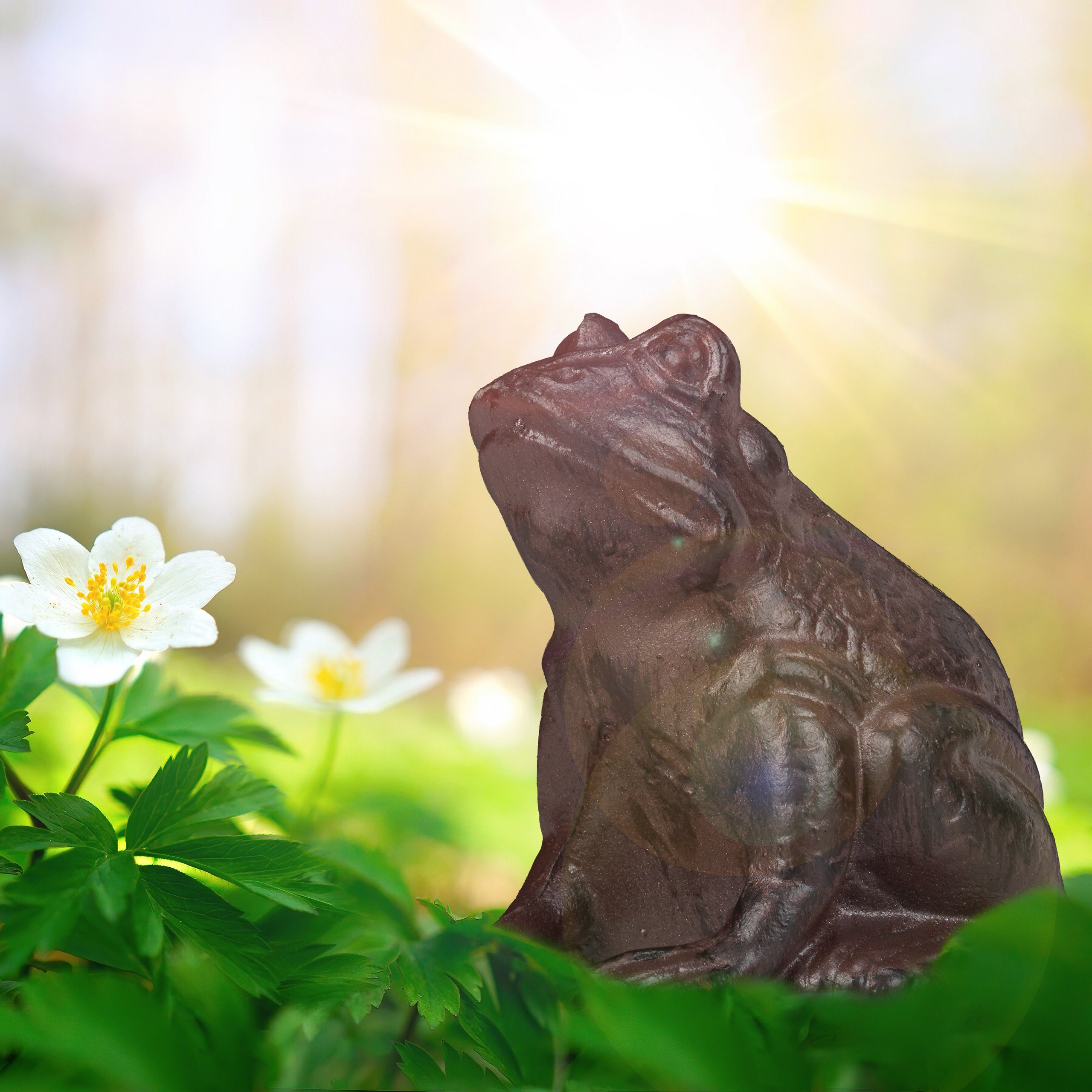 relaxdays Gartenfigur Frosch antik günstig online kaufen