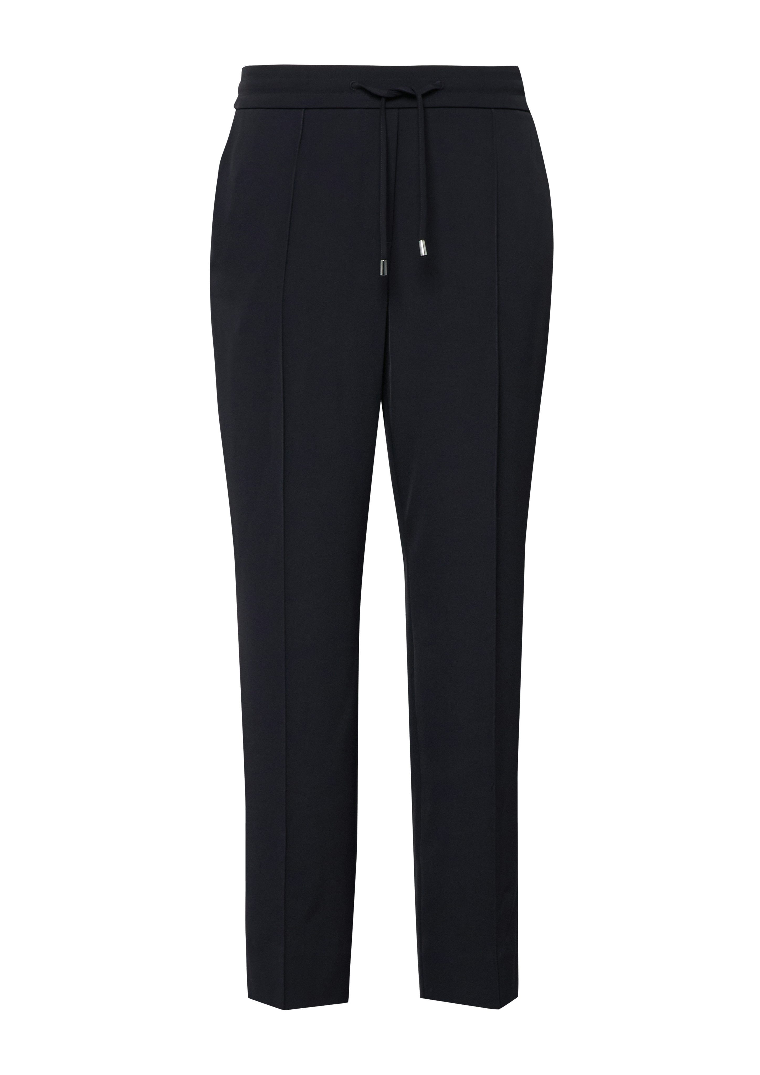 comma Stoffhose mit Gummizug und Kordelzug günstig online kaufen