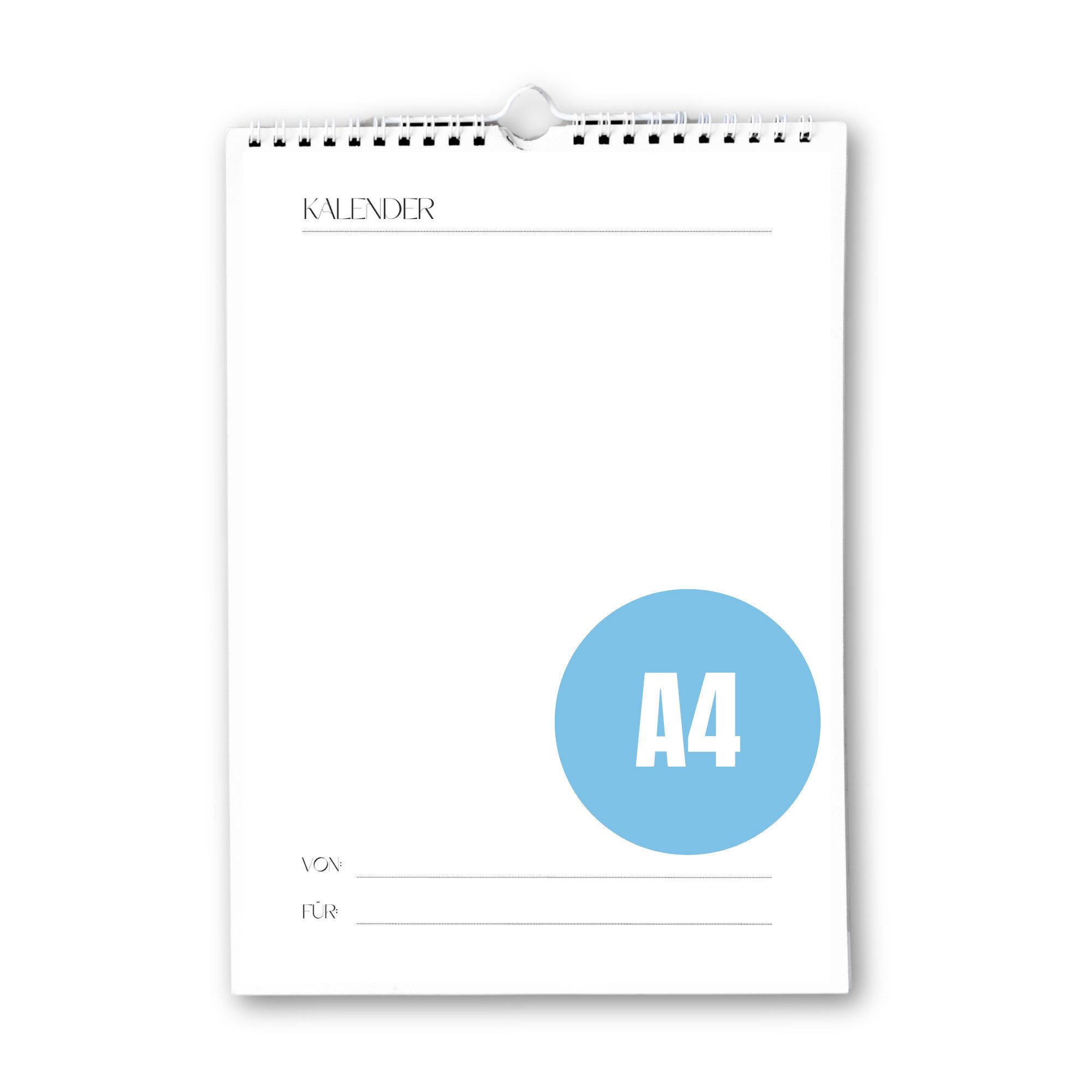 CUPCAKES & KISSES Bastelkalender Bastelkalender A4, Weiß, Jahresunabhängig