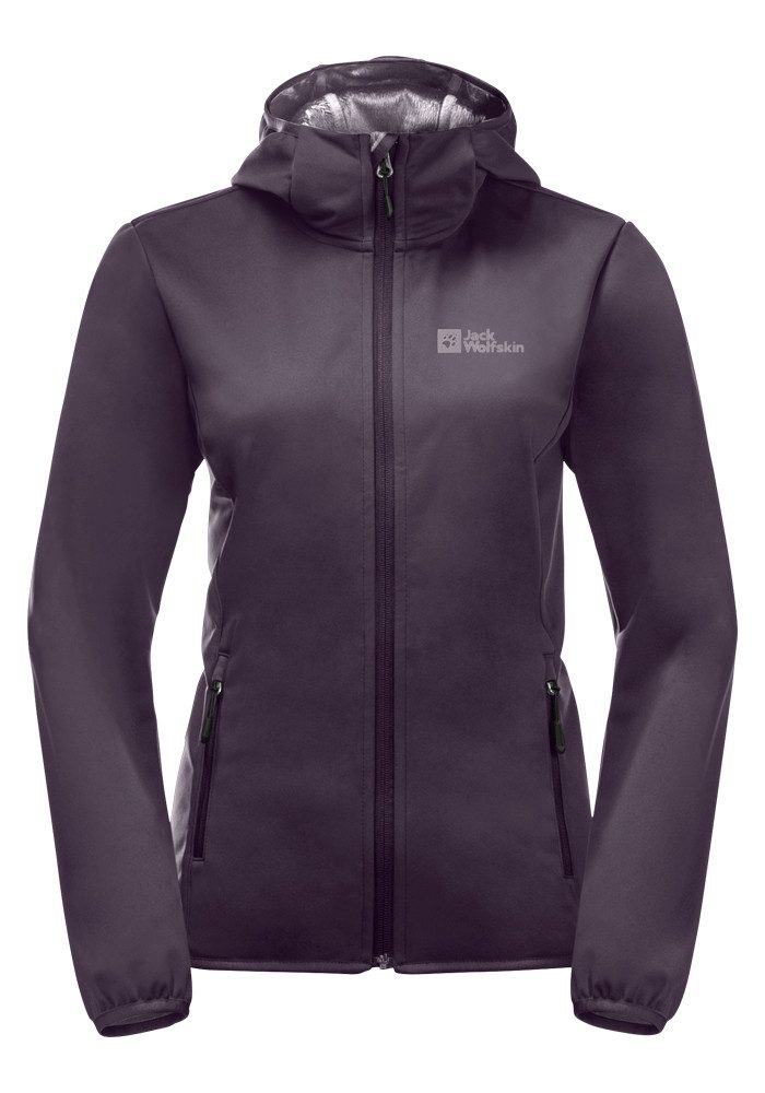 Jack Wolfskin Softshelljacke WINDHAIN HOODY W günstig online kaufen