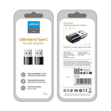 JOYROOM Adapter USB Typ C (weiblich) auf USB (männlich) Adapter Schwarz USB-Adapter