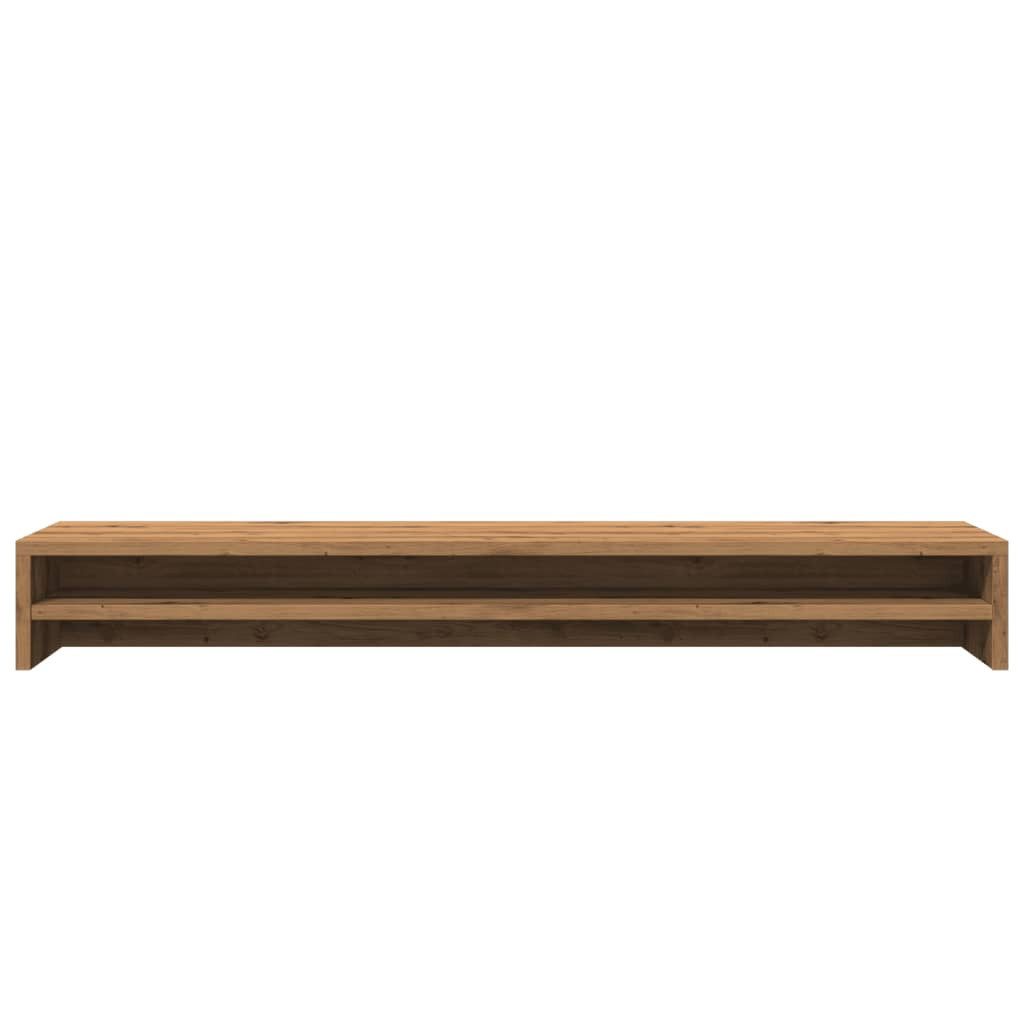 vidaXL Monitor-Halterung NA Monitorständer Artisan-Eiche 100x24x13 cm Spanplatte Bildschirm Erh, (1-tlg)