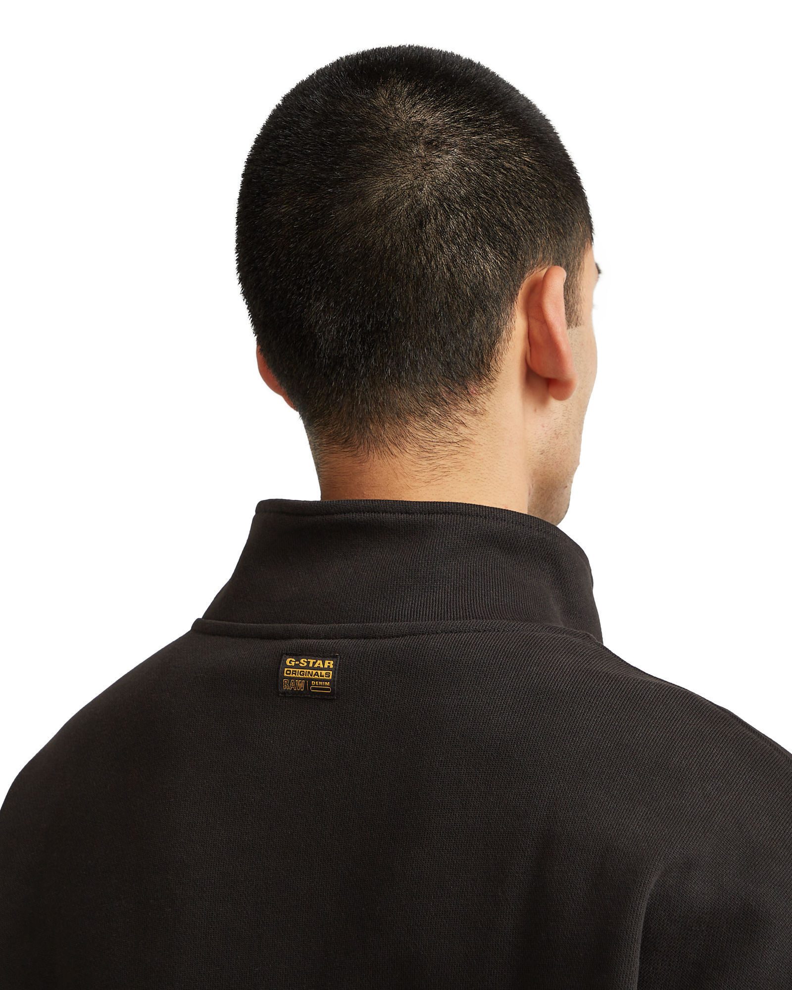 G-STAR Fabric Mix Half Zip Sweater
