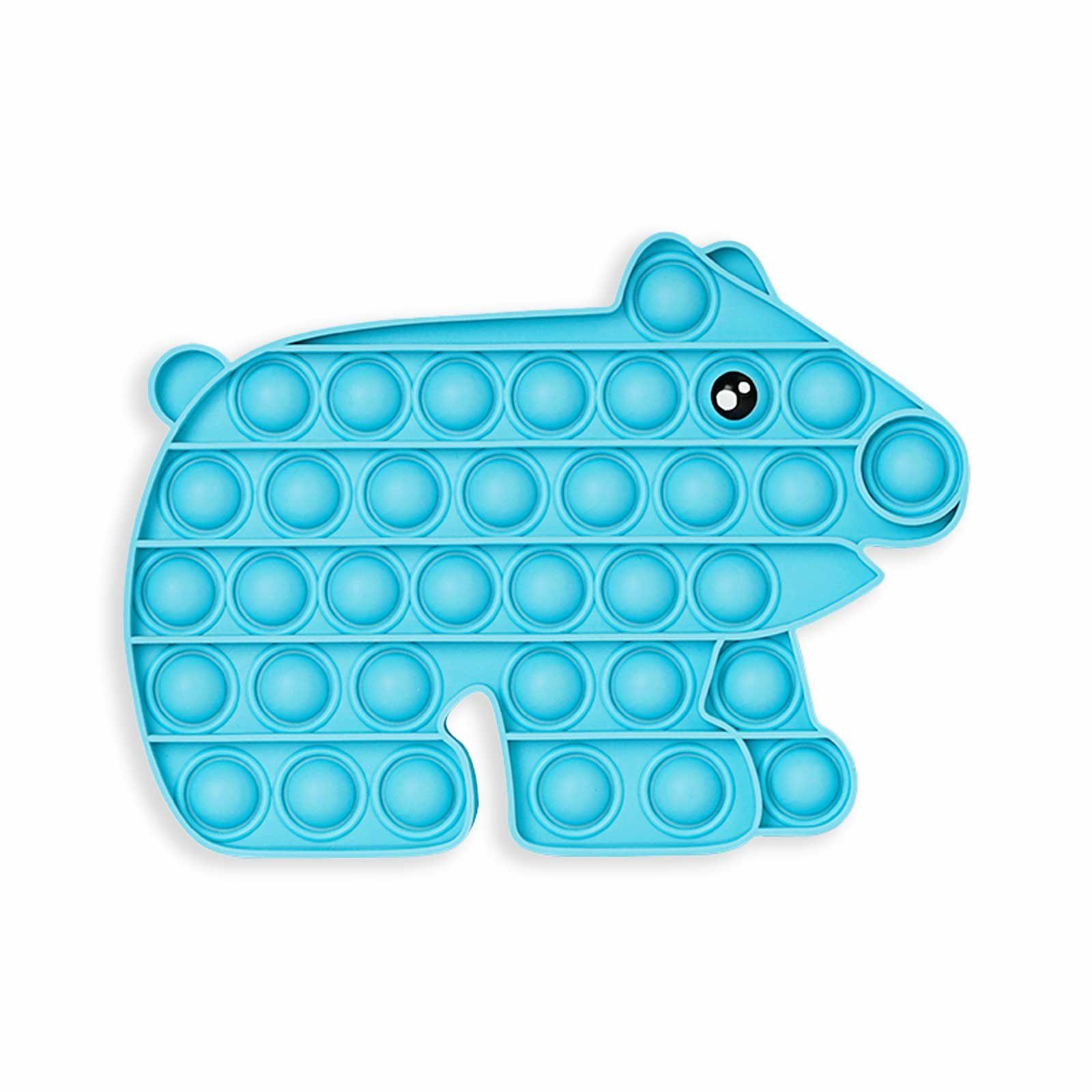 Monkimau Spiel Pop it Spiel Bär Fidget Toy Spielzeug