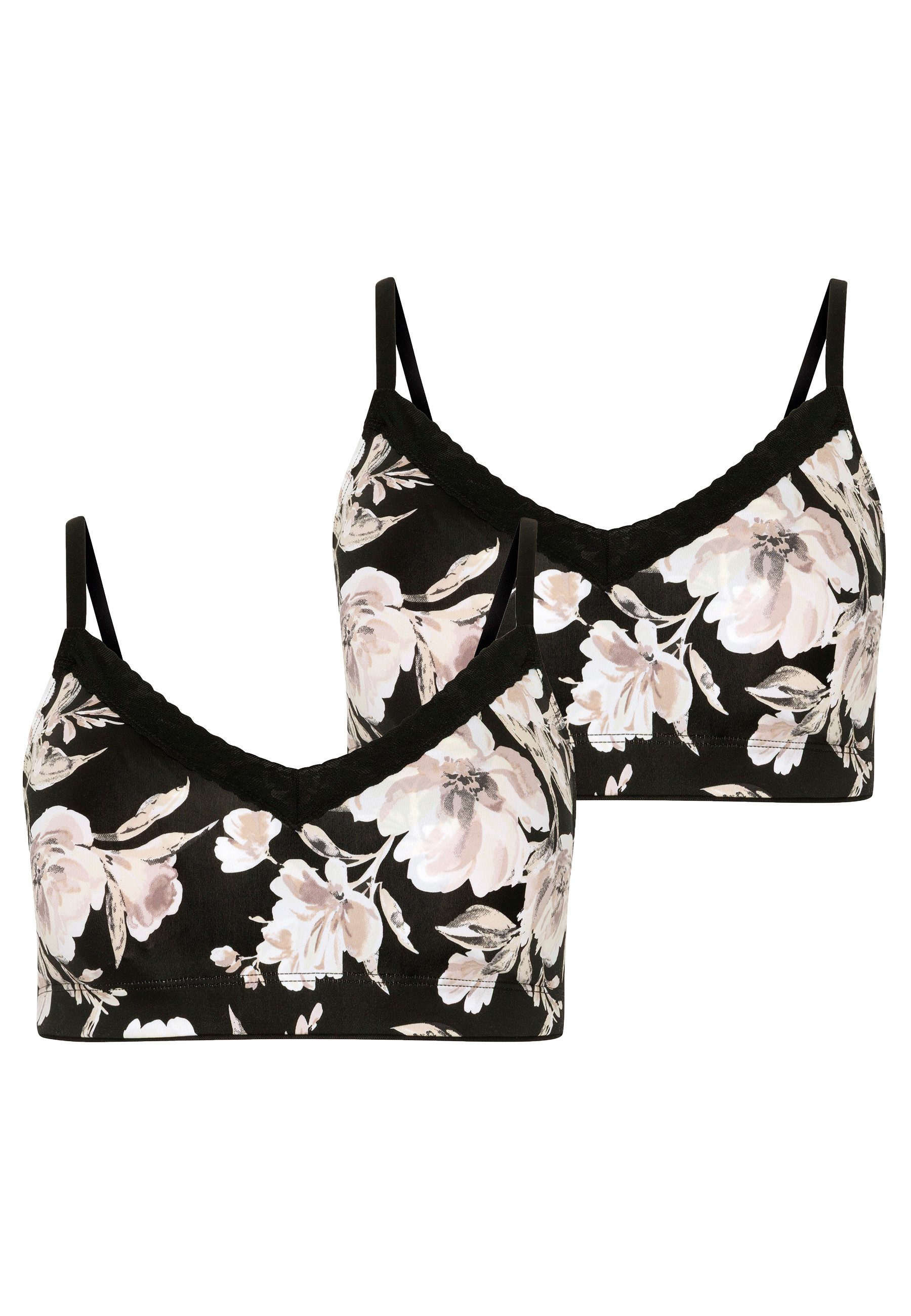 Jockey Bralette Soft Stretch Lace (2er Pack) verstellbare Träger für eine a günstig online kaufen