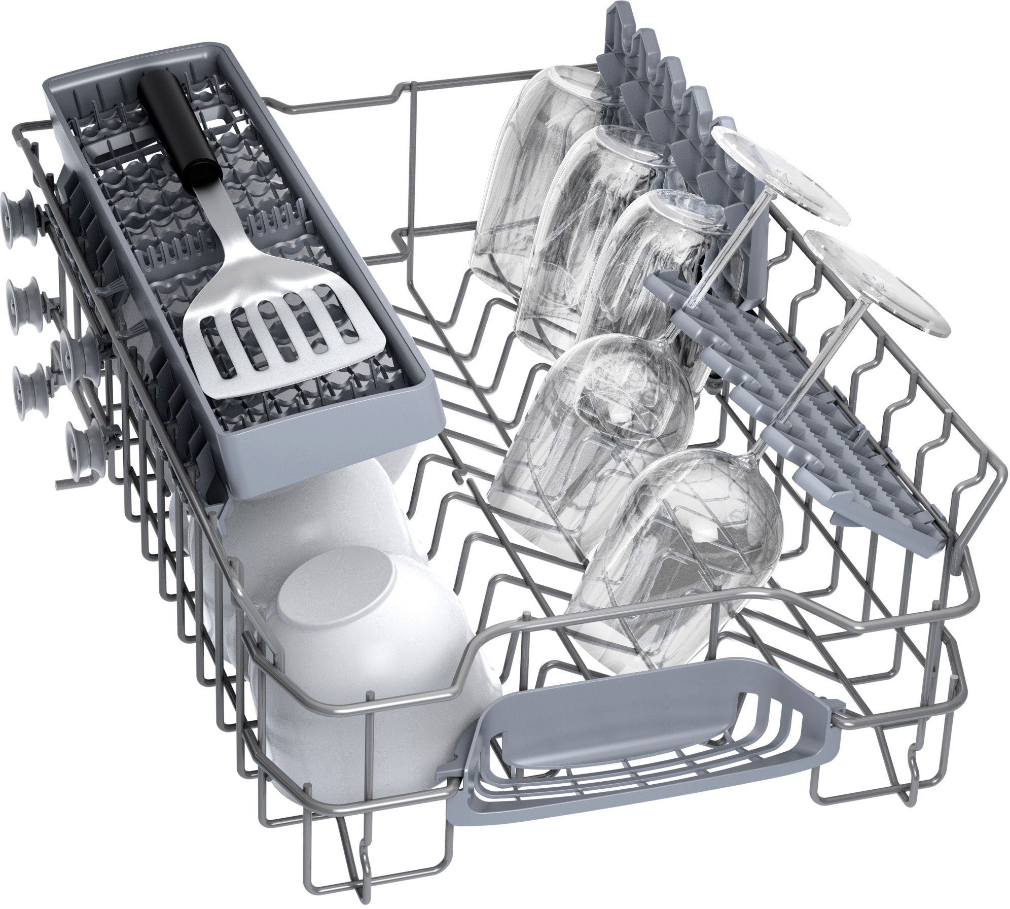 BOSCH Standgeschirrspüler Serie 2 SPS2HKI42E, 10 Maßgedecke, Geräuschreduktion bis zu 30 Minuten dank Silence on demand, Rack Matic