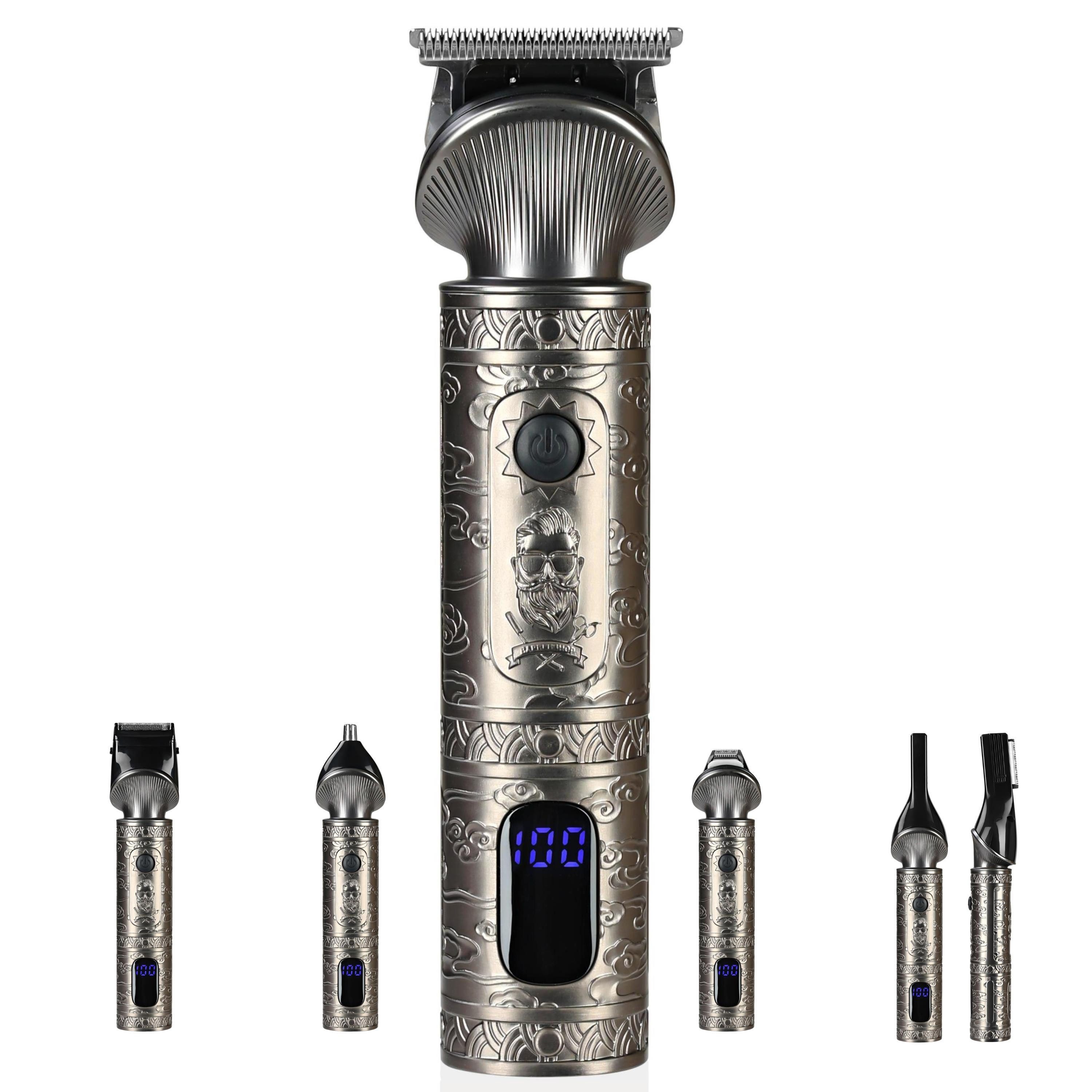 Zilan Haarschneider ZLN-8665, 5 Haarschneideaufsätze,Akku oder Netzbetrieb,Docking Station