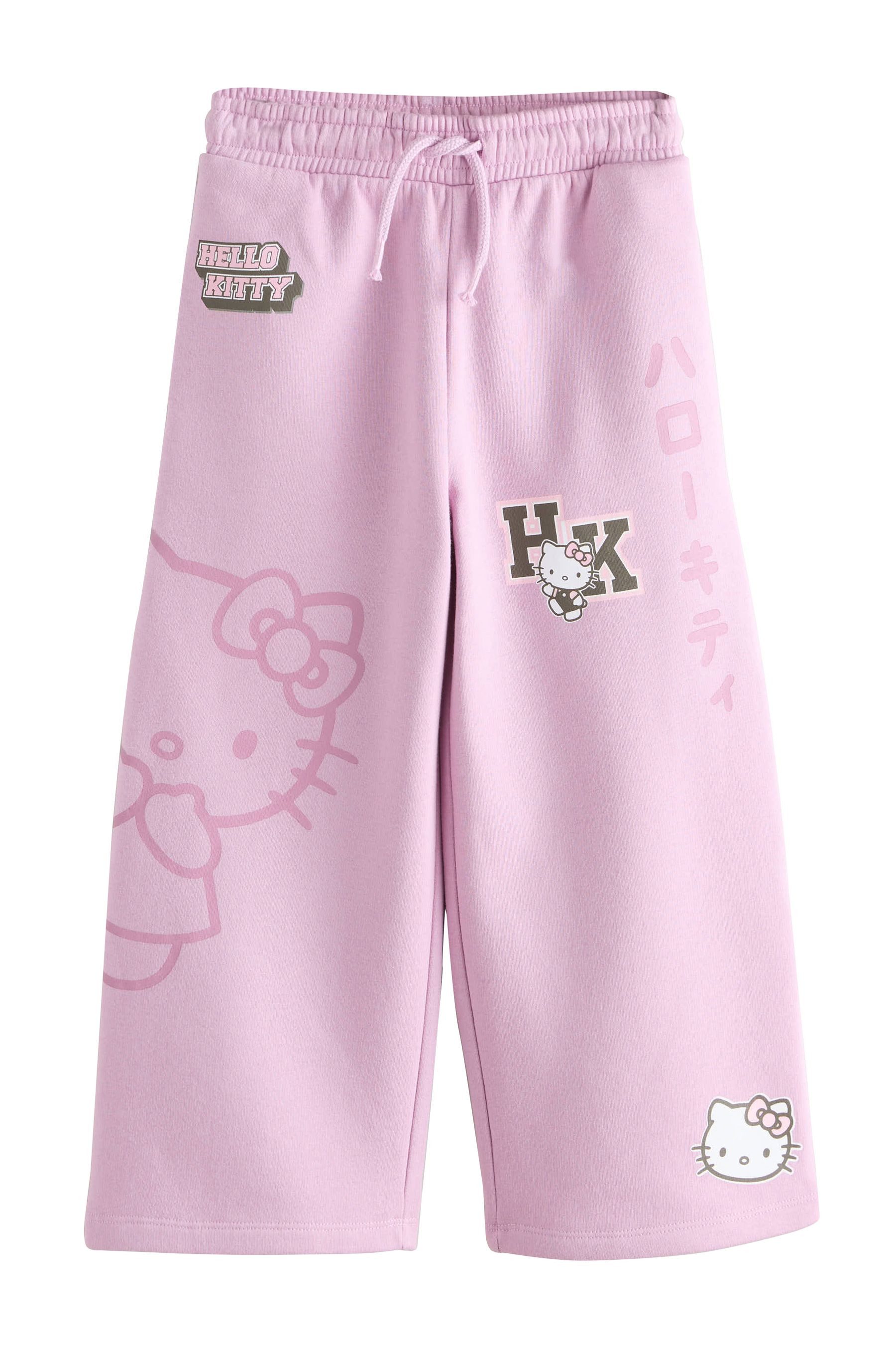 Jogginghose Sporthose mit weitem Bein