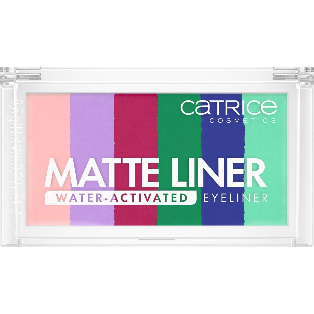Catrice Eyeliner Matte Liner Water-Activated Eyeliner, Vegane wischfeste Textur mit leuchtenden Farben.