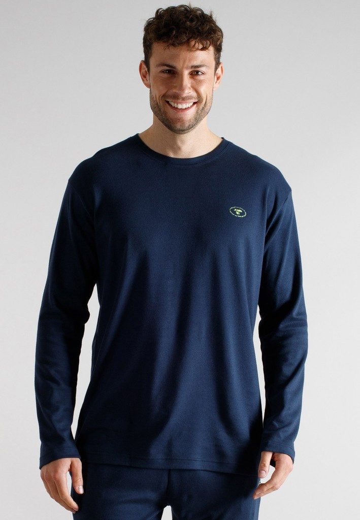 TOM TAILOR Pyjama Shirt, 1/1 A., O-A.