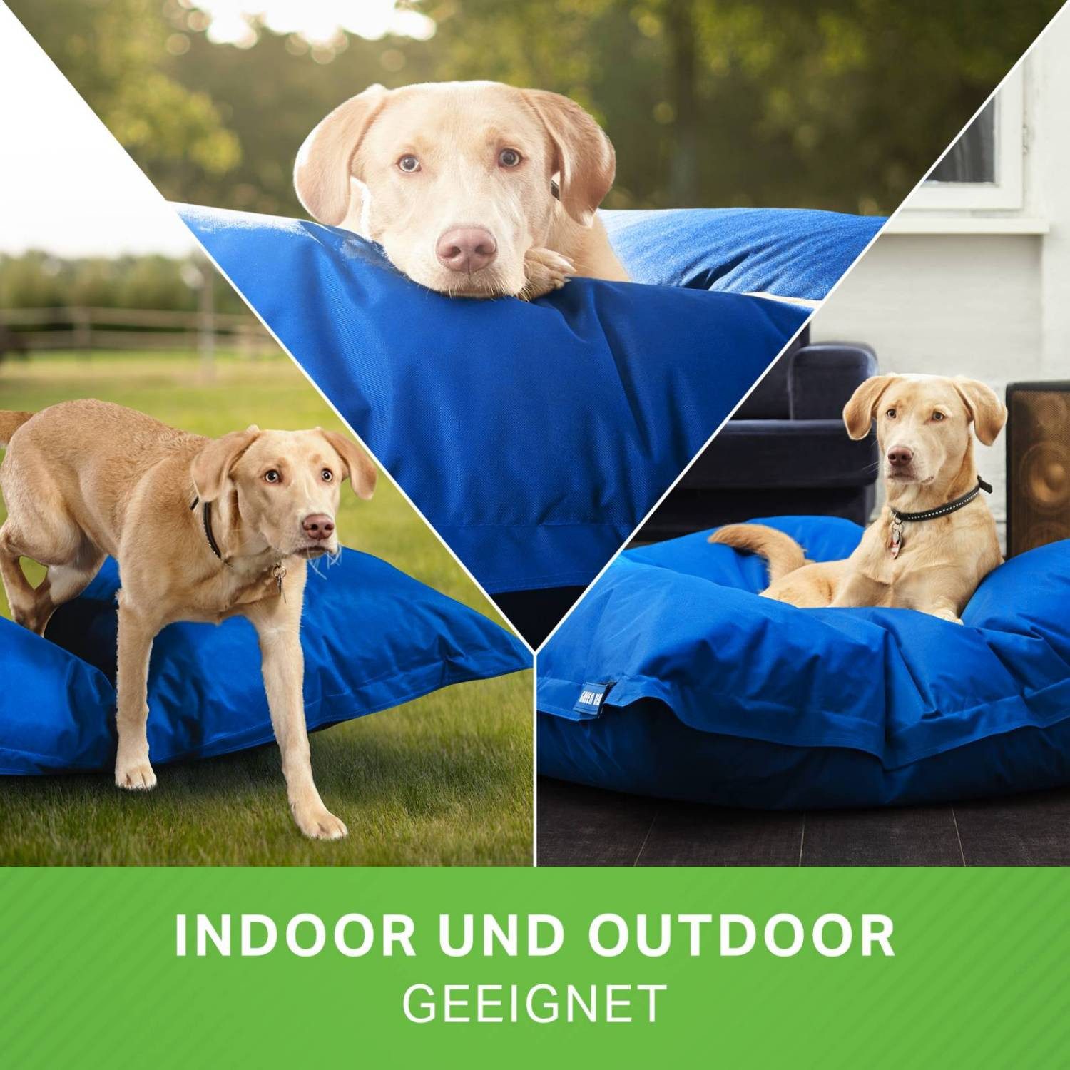 Green Bean Hundematte XL Hundebett - Hundekissen 120x160cm