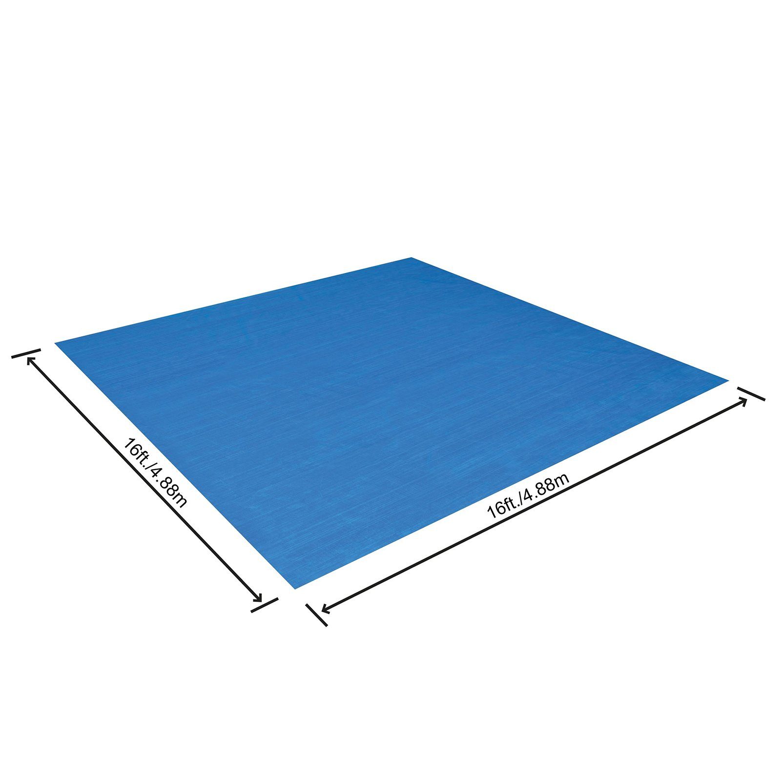 BESTWAY Bodenschutzmatte BESTWAY Pool Bodenplane Schutzplane Unterlegmatte Swimmingpool 488x488cm