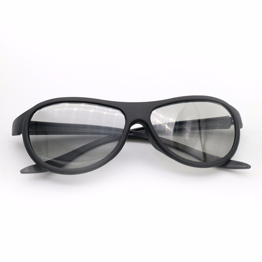 Ansehen 2 TPFNet Stück von Brille Glasses Schwarz Filmen Brille, 3D zum Polarisierte 3D Unisex 3D-Kino - Passive - Farbe 3D-Brille