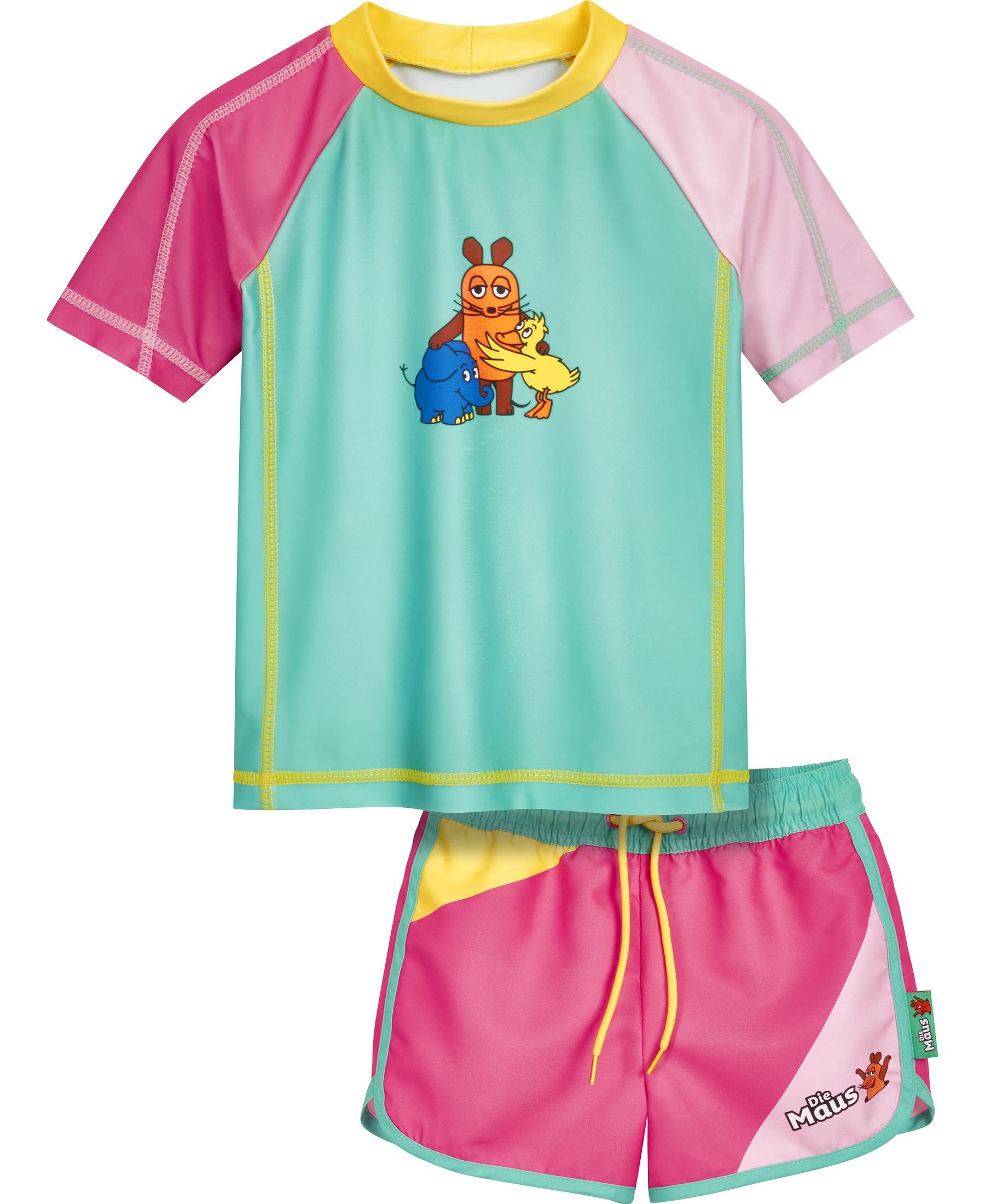 Badeanzug UV-Schutz Bade-Set DIE MAUS Freunde