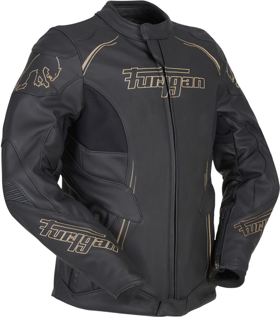 Furygan Motorradjacke Trinity Damen Motorrad Lederjacke herausnehmbares Innenfutter