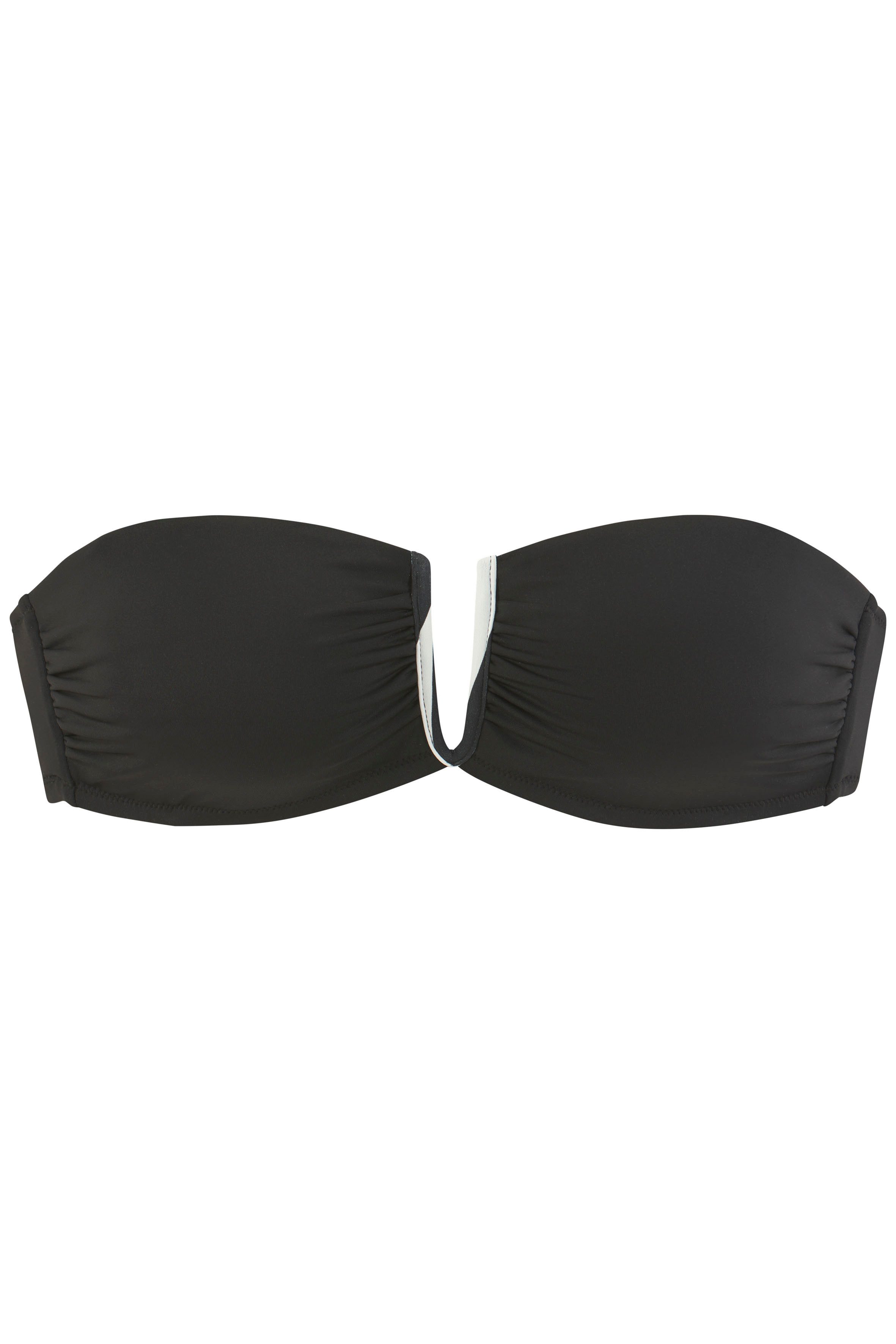 French Connection Bandeau-Bikini Claire V-förmige Schnalle zwischen den Cups – Bild 3 von 5