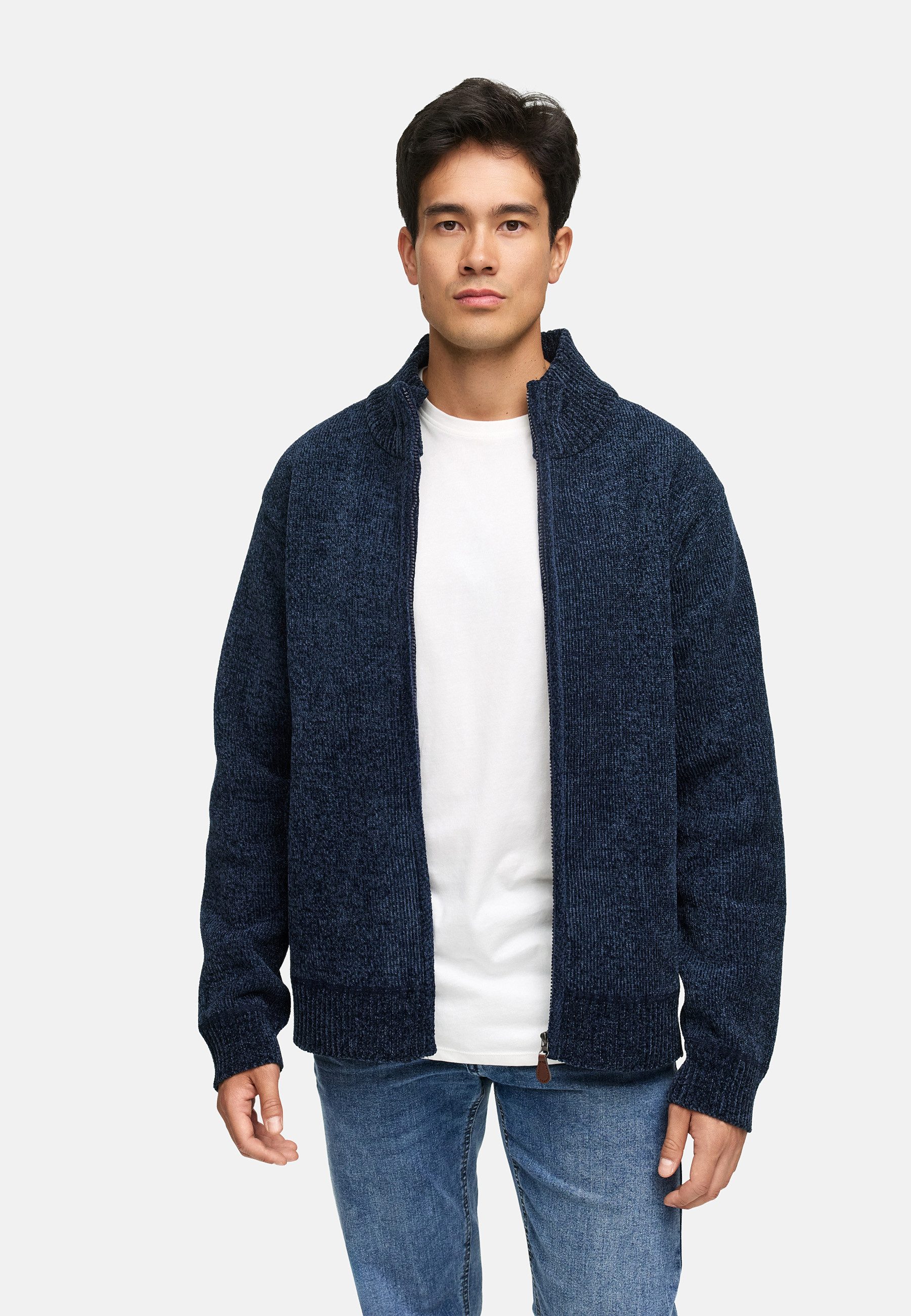 Indicode Strickjacke Herren INFilion Herrenstrickjacke Strickjacke mit hohe günstig online kaufen
