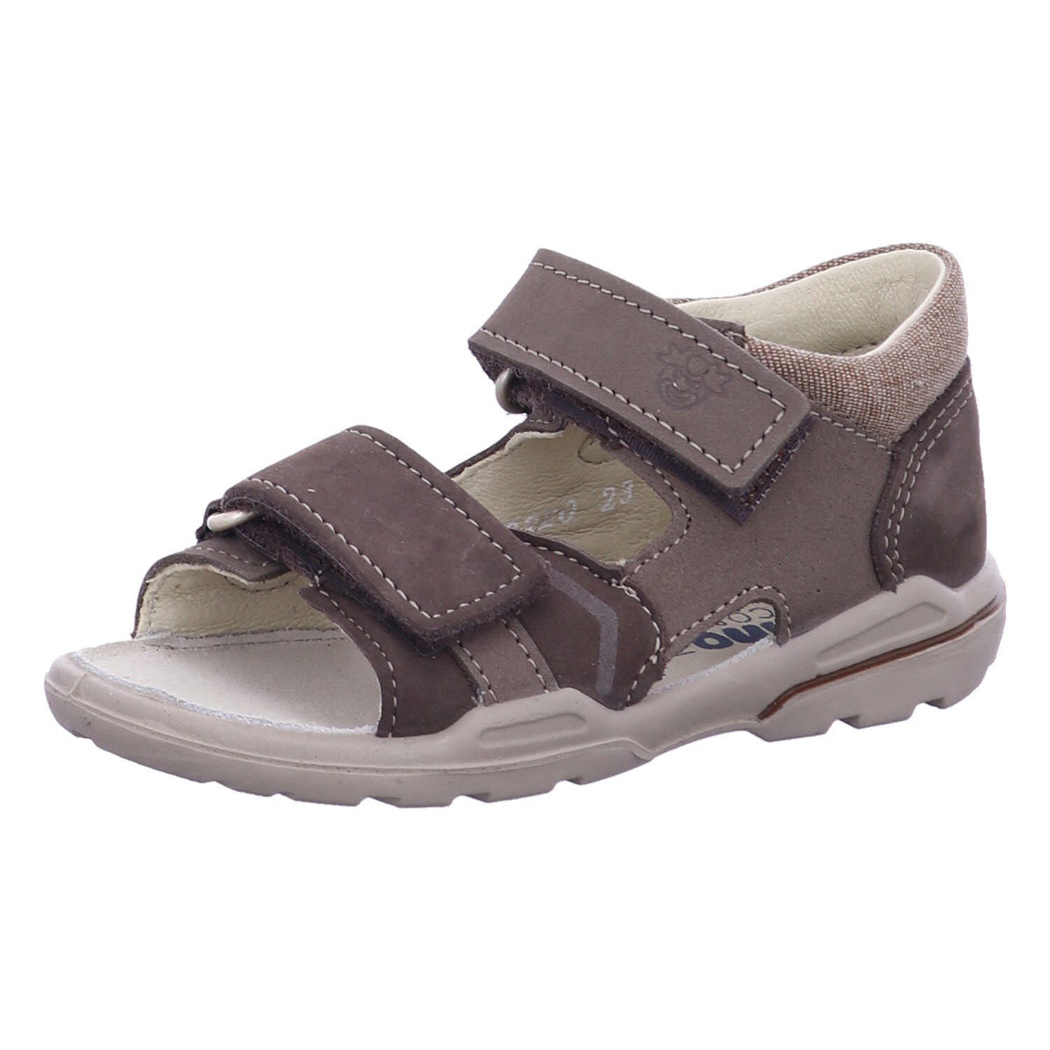 Pepino Sandalen Veloursleder/Textil Riemchensandalette, Verschluss:  Klettverschluss