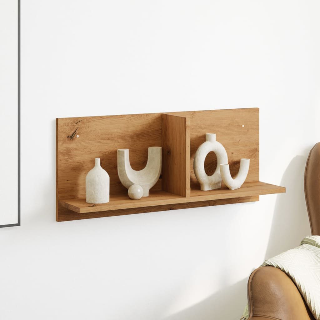 vidaXL Regal Wandschrank 70x16,5x30 cm Artisan-Eiche günstig online kaufen
