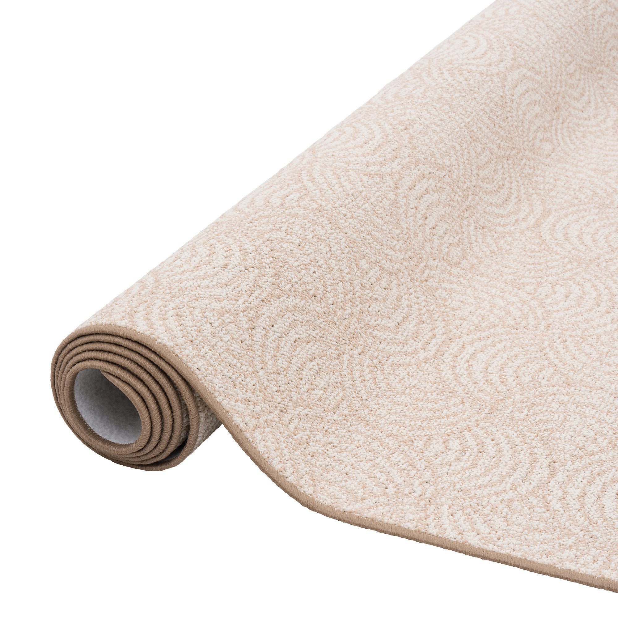 Snapstyle Läufer Läufer Feinschlinge Designer Teppich Circle, Rechteckig, Höhe: 6 mm
