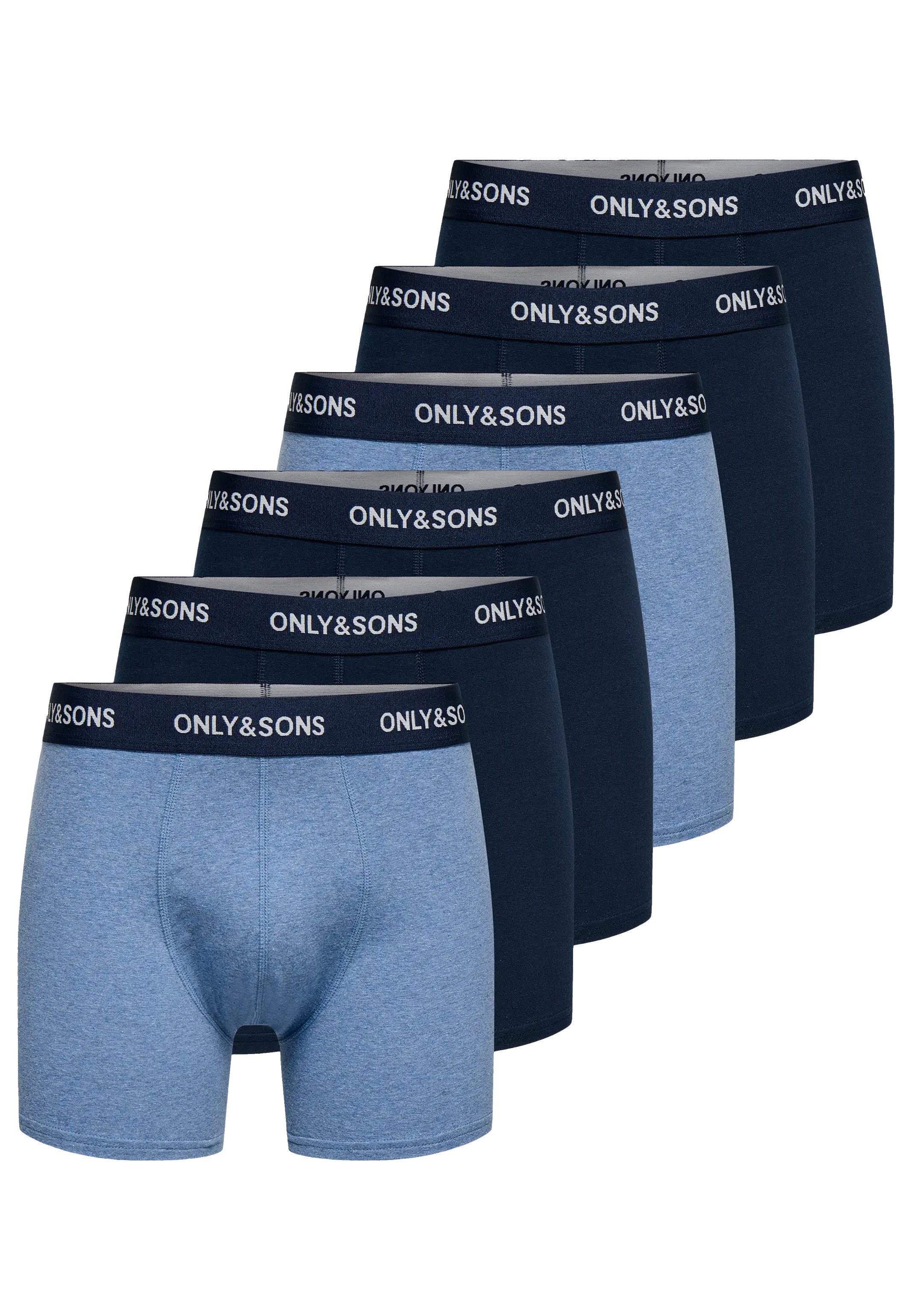 Retro Boxer 6er Pack ONSFITZ SOLID BOXER