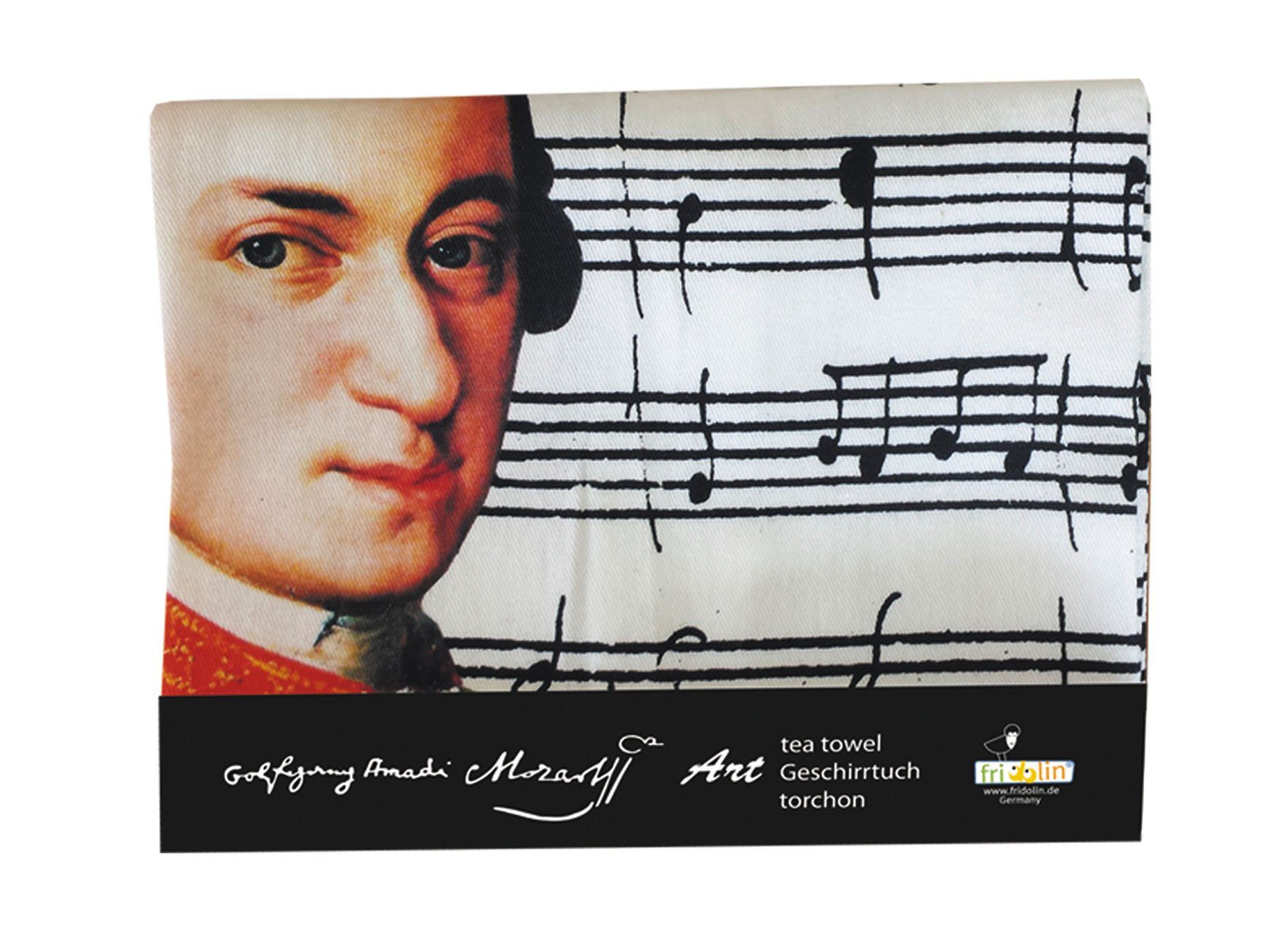 Geschirrtuch mugesh Mozart, Geschirrtuch Musiker für