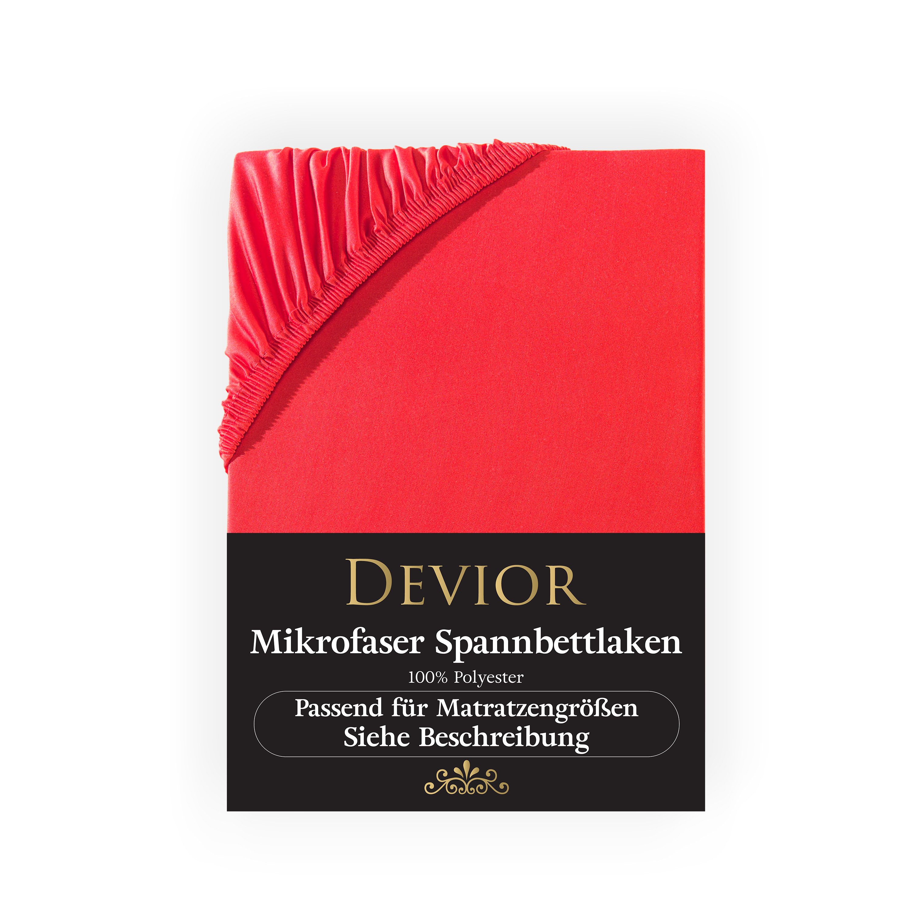 Devior Spannbettlaken Spannbetttuch Bettlaken Spannbetttücher Leintuch günstig online kaufen