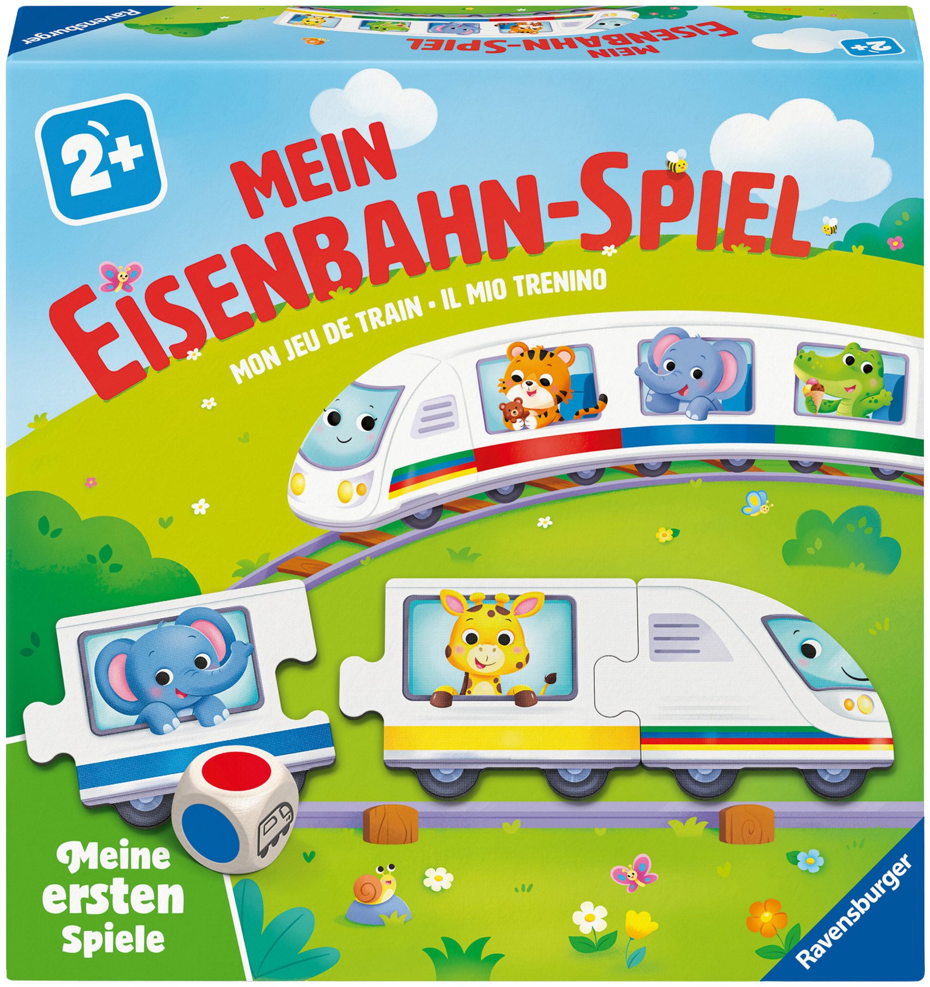 Ravensburger Spiel Mein Eisenbahn-Spiel, Kinderspiel, Made in Europe