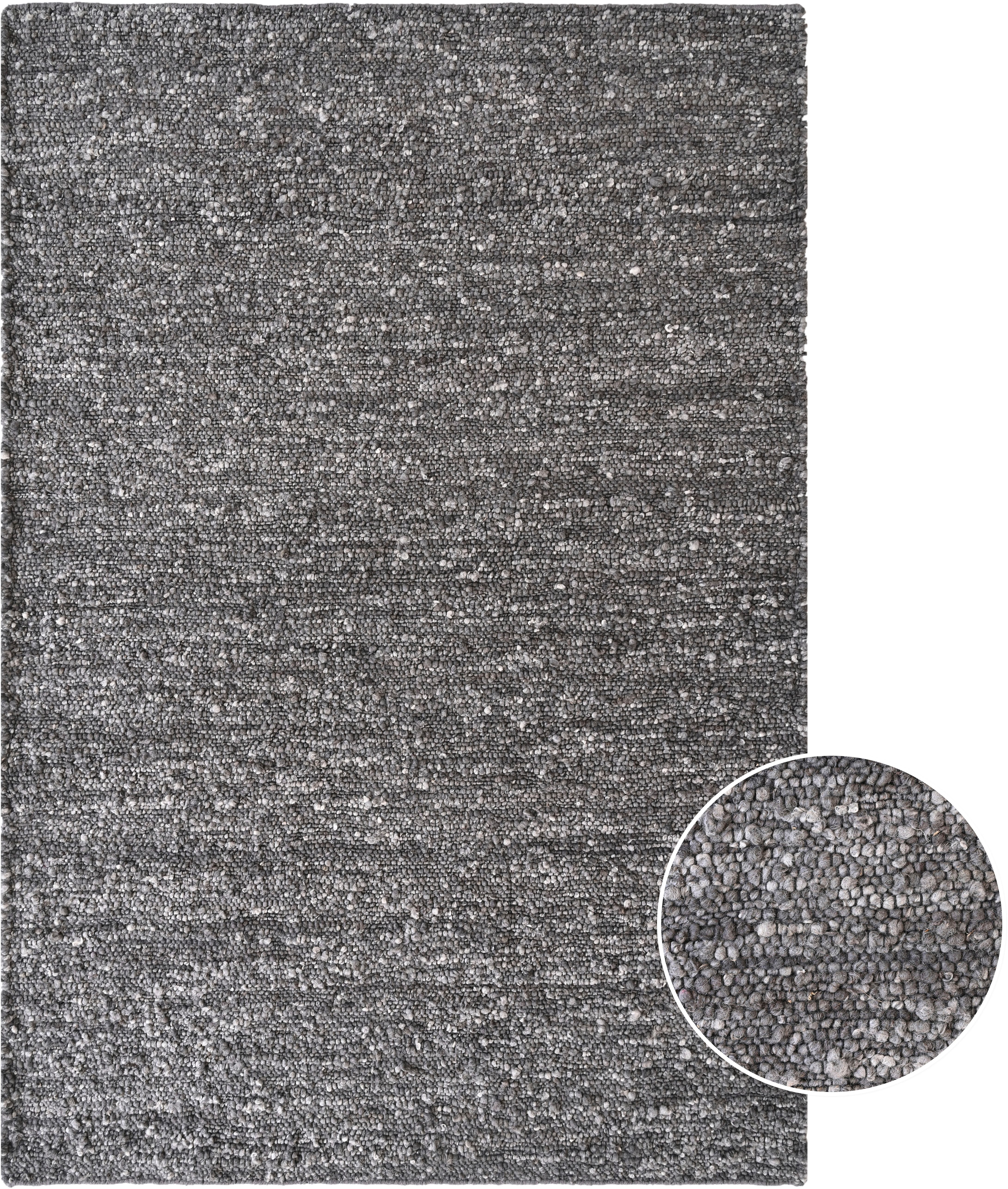 my home Teppich Landhaus, handgewebt, Wollteppich, rechteckig, Höhe: 10 mm, günstig online kaufen