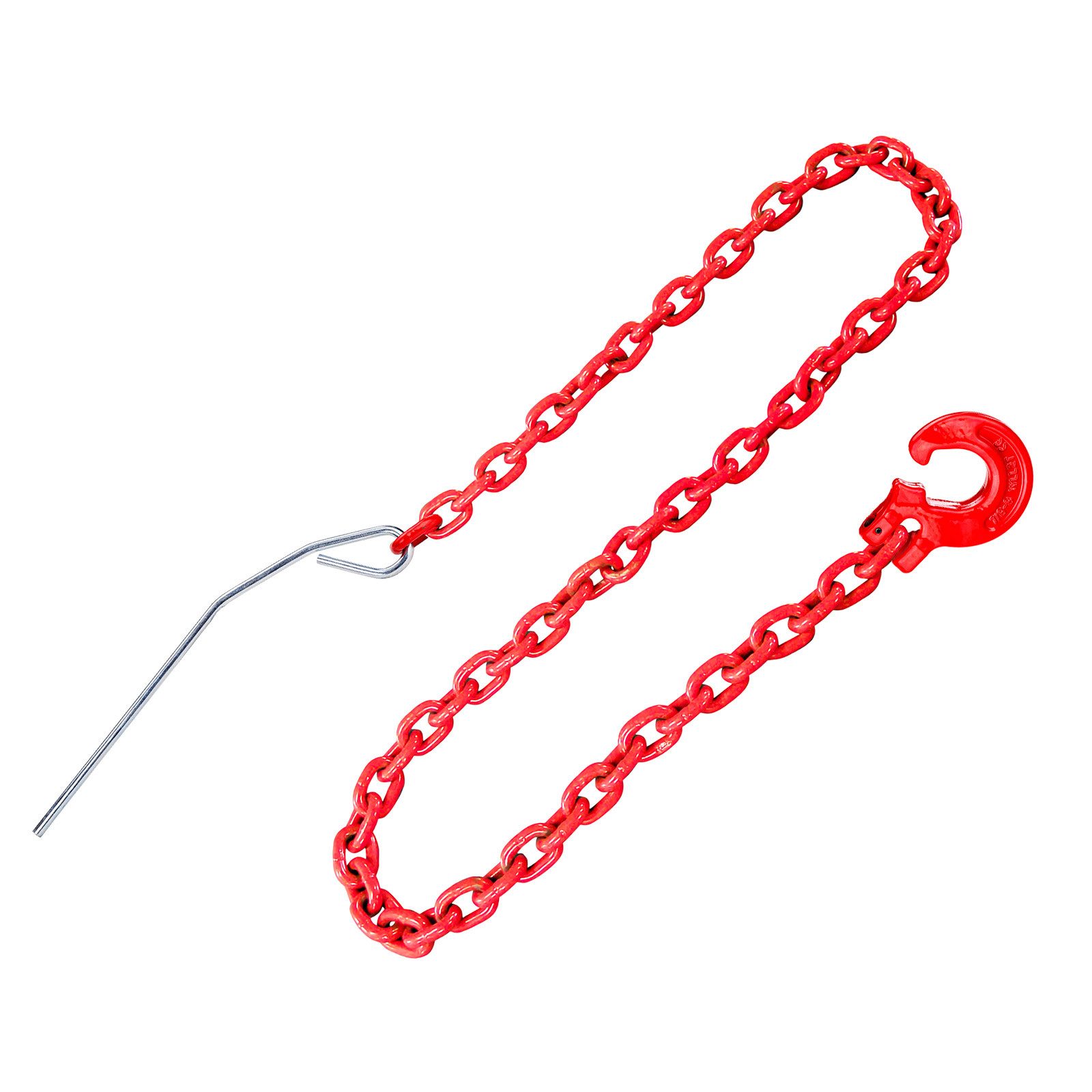 DEMA Knotenkette Chokerkette 2 m/8 mm mit Schlinghaken und Nadel