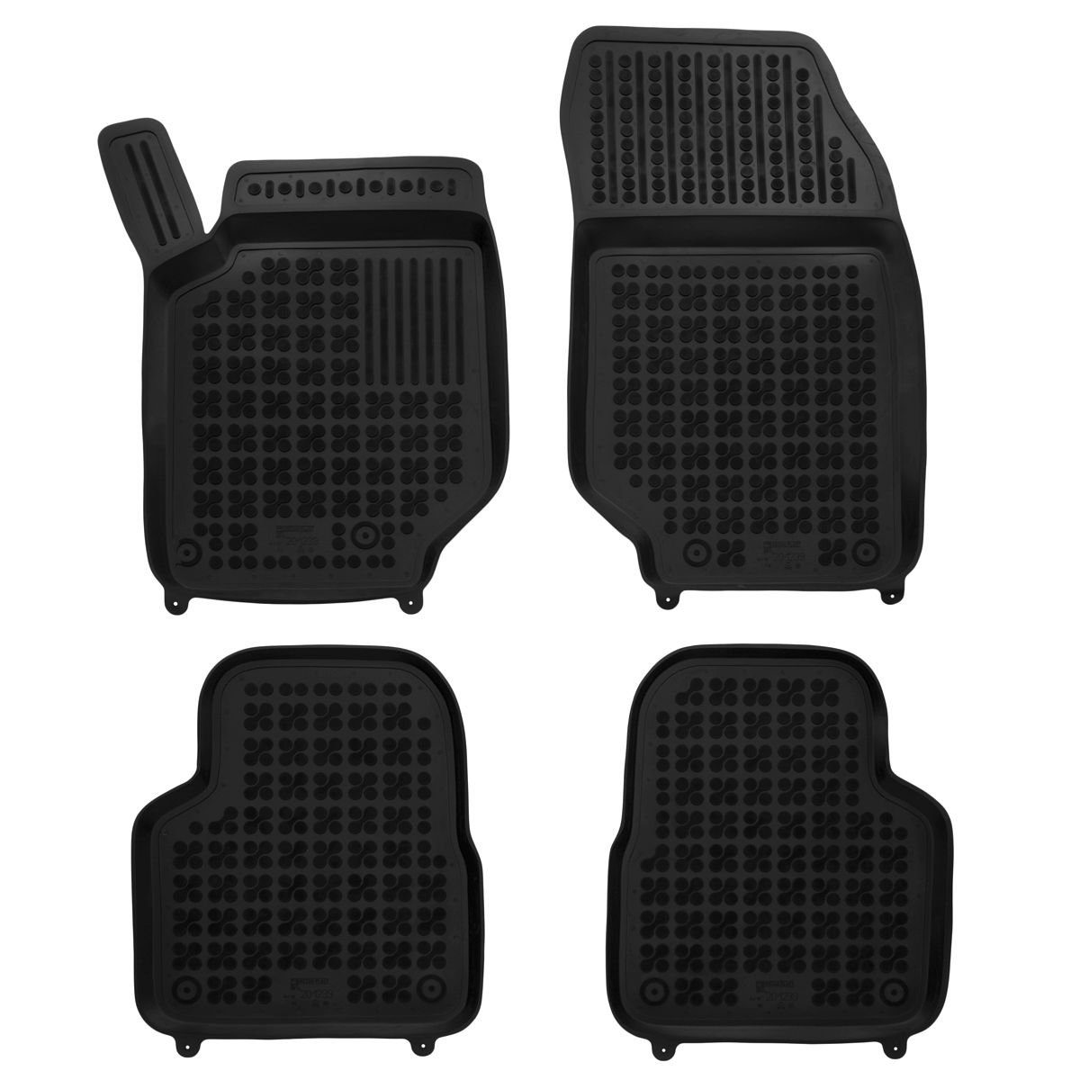 AZUGA Auto-Fußmatten Hohe Gummi-Fußmatten X C4,C4 Schrägheck ab Citroen passend X 2022 Citroen für Coupé,5-türer SUV 4-, für C4 12/2020/C4 ab