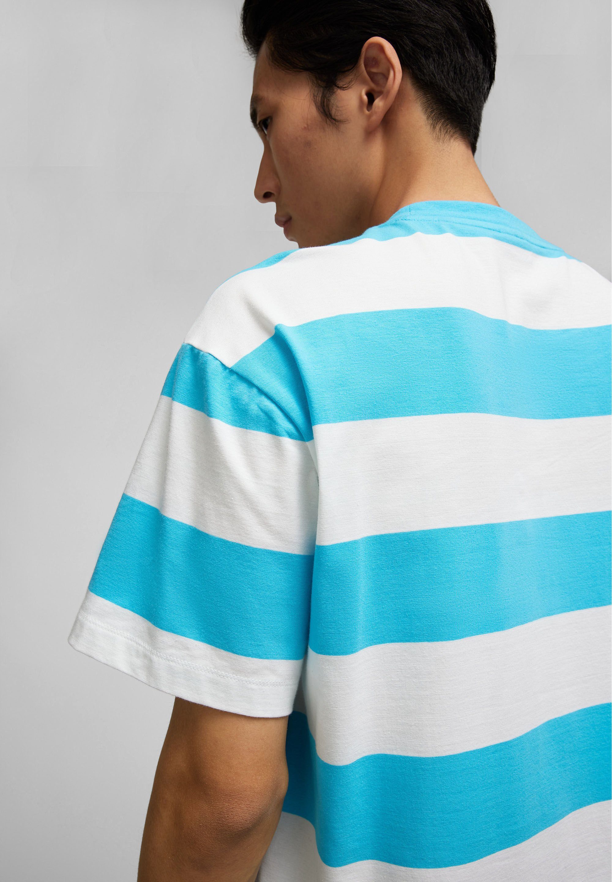 HECHTER PARIS T-Shirt (1-tlg) im Colour-Block-Design