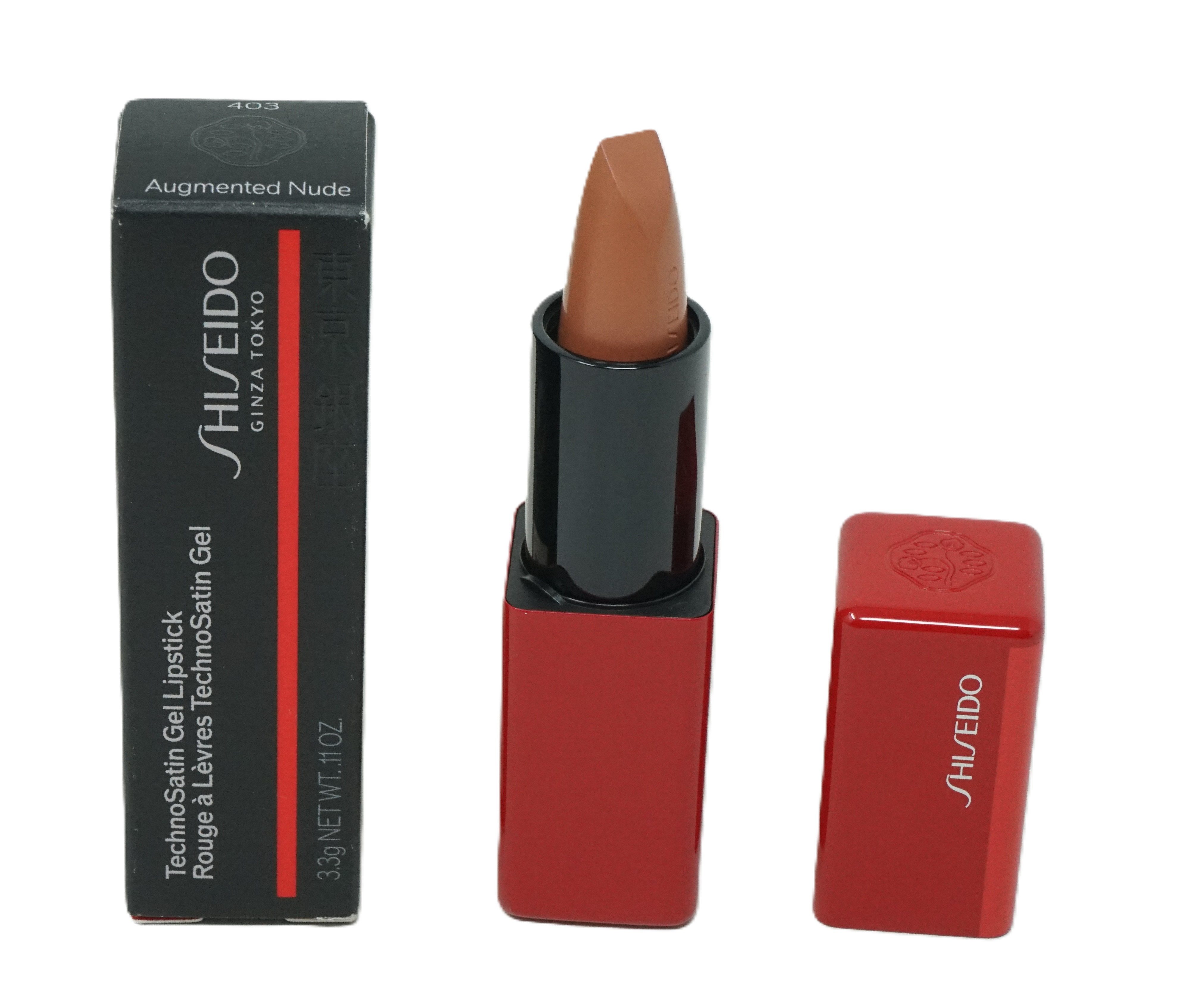 SHISEIDO Lippenstift Shiseido TechnoSatin Gel Lipstick 403 Agumented Nude 3,3g