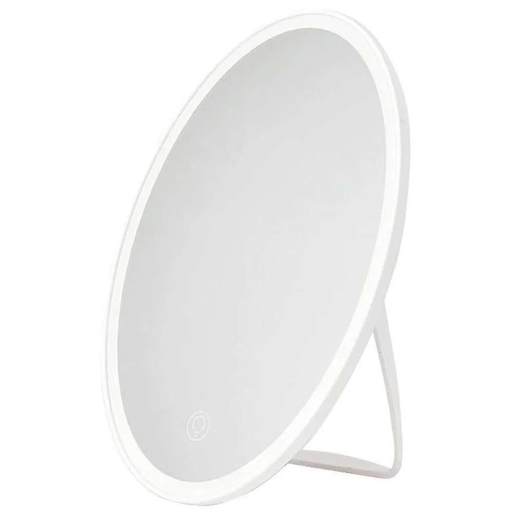 avide Kosmetikspiegel Avide ABLDL-M-R Make-up-Spiegel Freistehend Oval Weiß