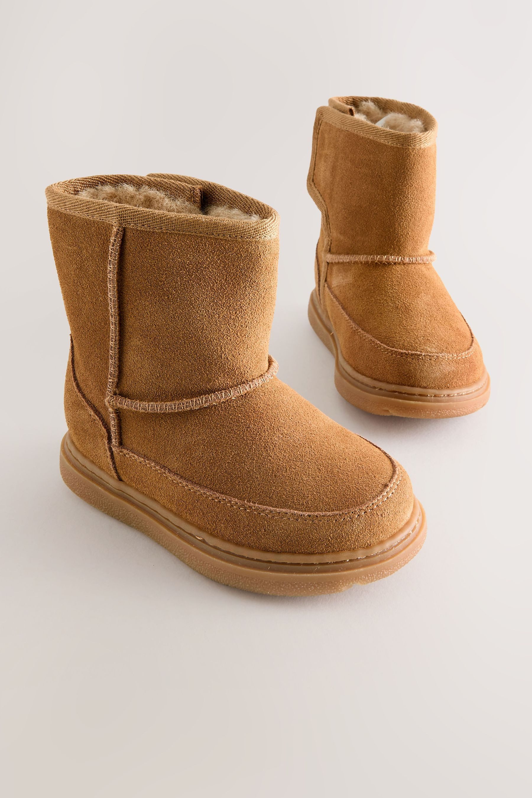 Next Wasserabweisende Veloursleder-Stiefel Babystiefel (1-tlg)