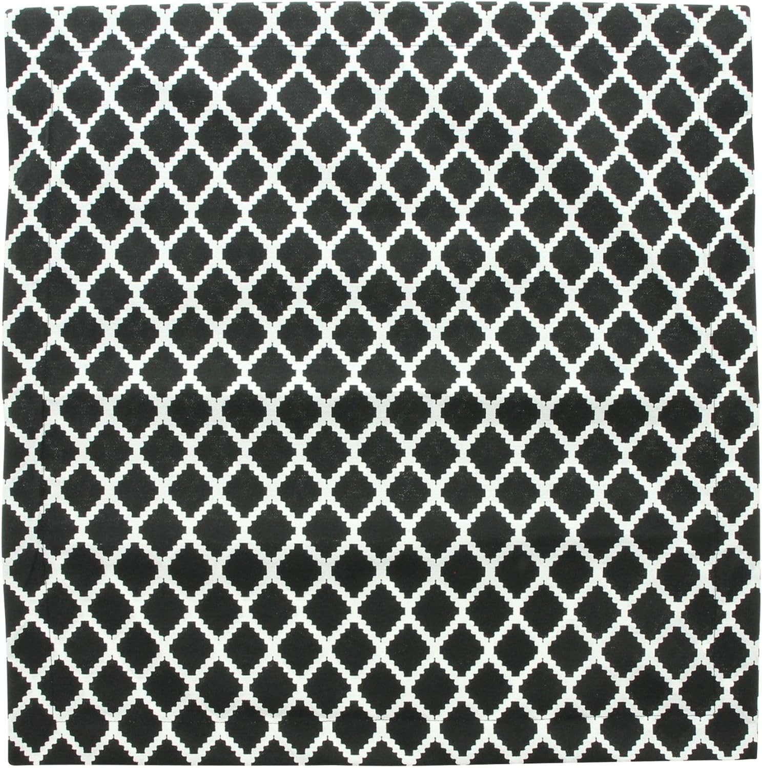 Dekoleidenschaft Kissenbezug "Black & White" schwarz günstig online kaufen