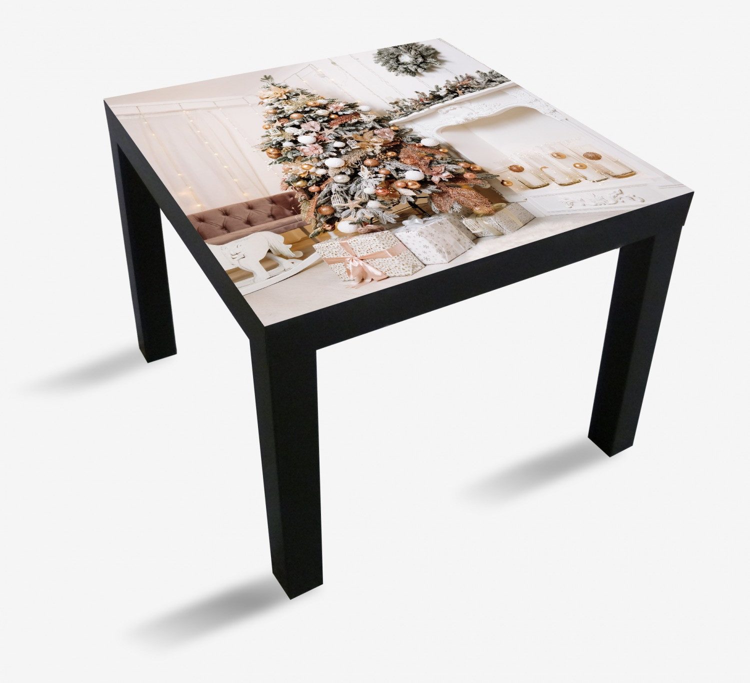 Wallario Möbelfolie Eleganz unterm Weihnachtsbaum