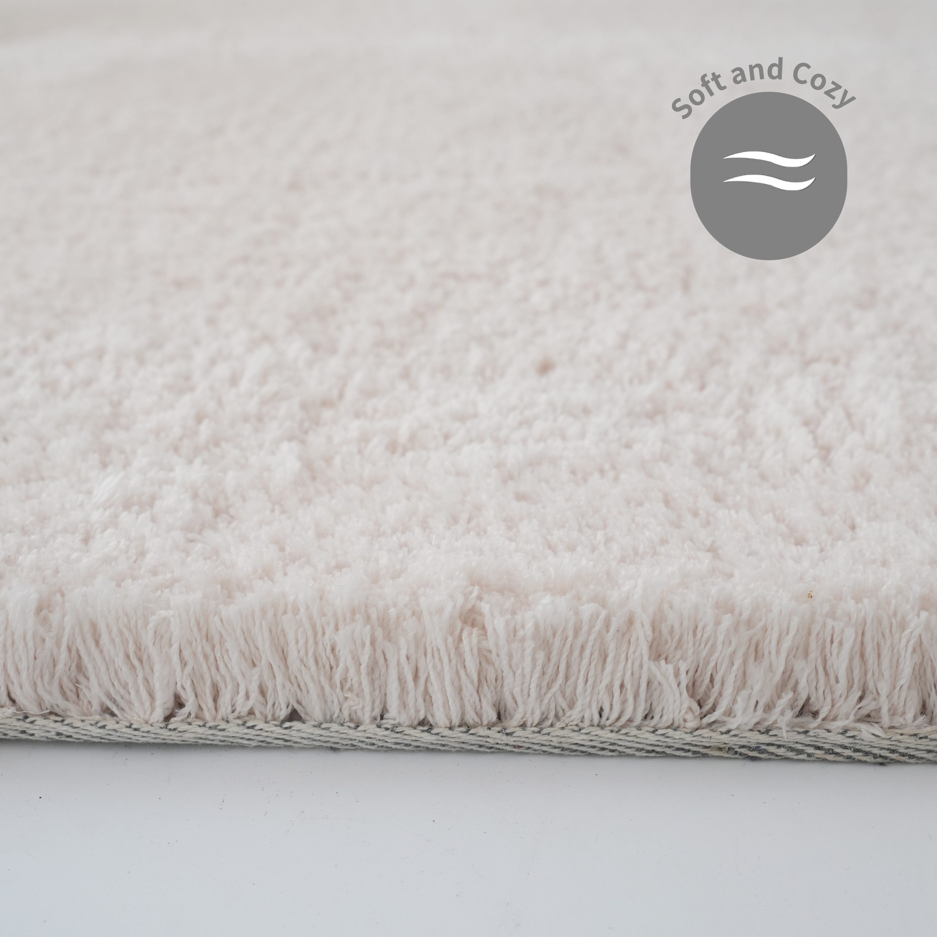 OTTO home Hochflor-Läufer Microfaser Teppich Magong, besonders weich, sehr feiner Flor, rechteckig, Höhe: 25 mm, uni Teppiche, Wohnzimmer, Schlafzimmer, Kinderz – Bild 5 von 5