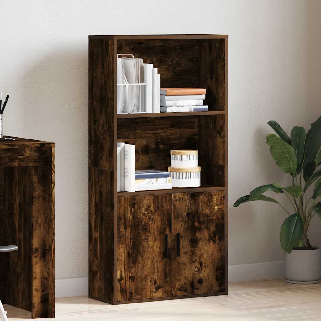 vidaXL Bücherregal Bücherregal Räuchereiche 60x24x120 cm günstig online kaufen