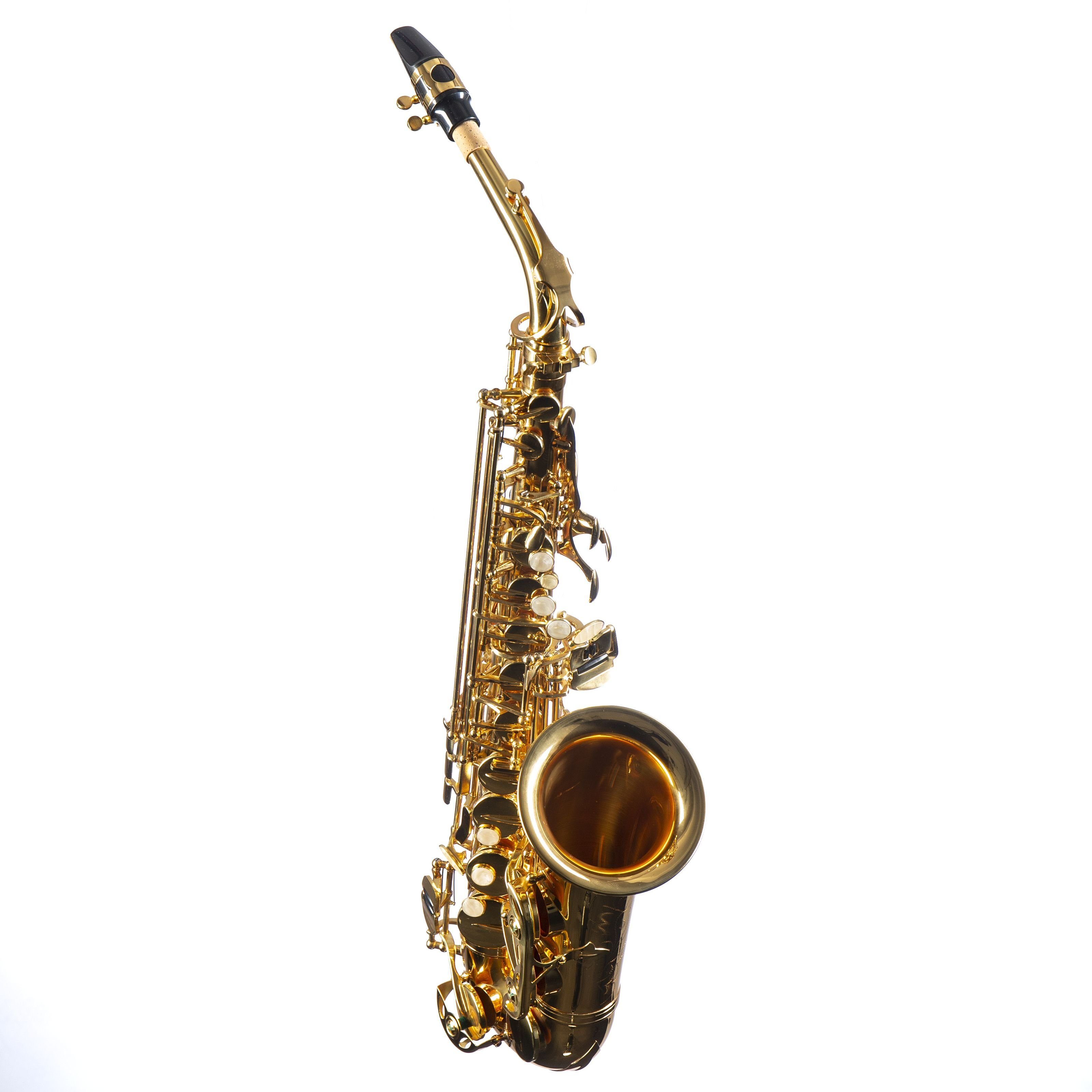 Monzani Saxophon, MZAS-90L Alt Saxophon für Einsteiger Leichtgewicht Volle Klangqualität Einfache Ansprache Inklusive Mundstück und Hardcase Ideal für Kinder und Anfänger, Saxophone, Alt Saxophone, MZAS-90L Alt Saxophon, Leichtgewicht, Volle Klangqualität