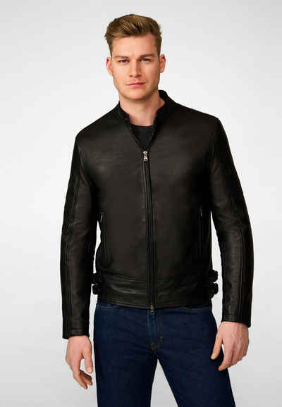 RICANO Lederjacke Baku Hochwertiges Lamm-Nappa-Leder