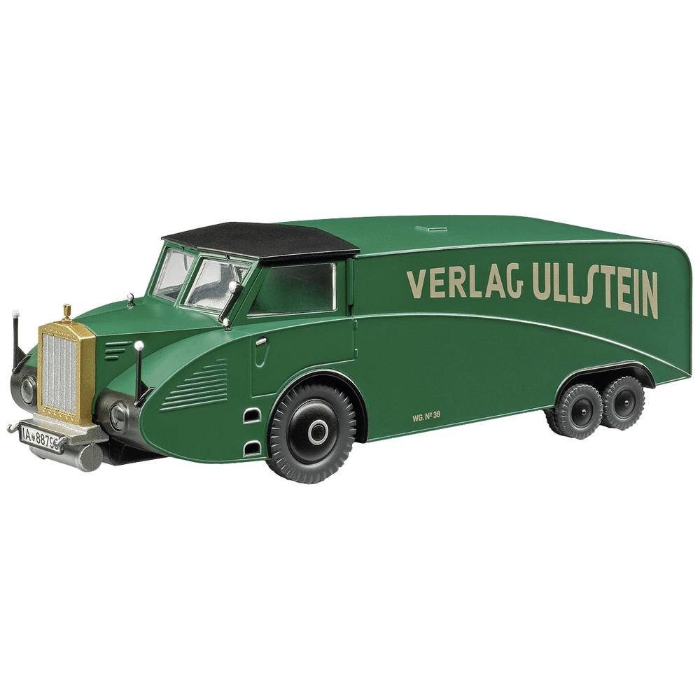 Modelleisenbahn-Straße H0 LKW Rumpler RuV 31,Kühlergrill gold, Dach