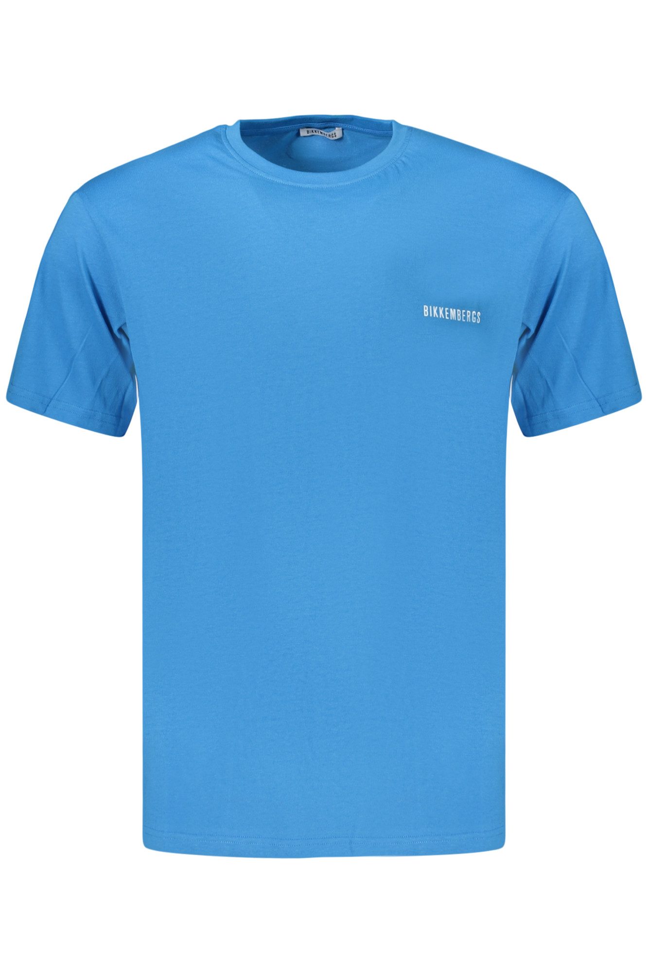 Bikkembergs T-Shirt Blaues Herren Kurzarm T-Shirt mit Print &
