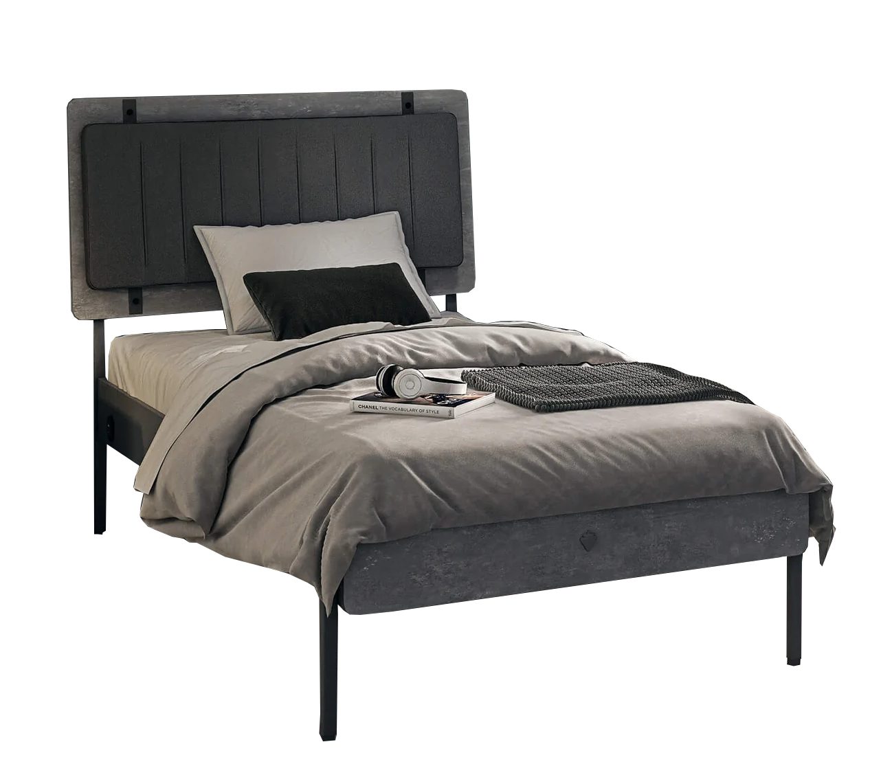 Möbel-Zeit Bett SPACE, 100x200 cm, Optional mit Matratze