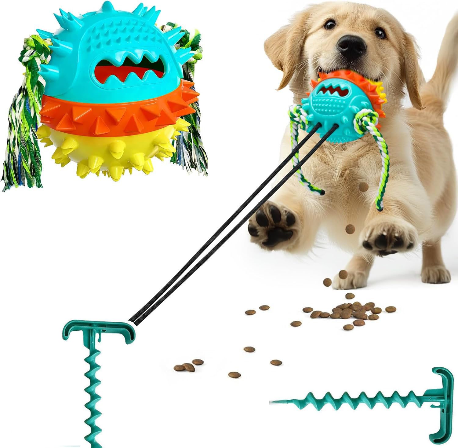 Tier-Beschäftigungsspielzeug Interaktives Hundespielzeug, pädagogisches Futterspielzeug